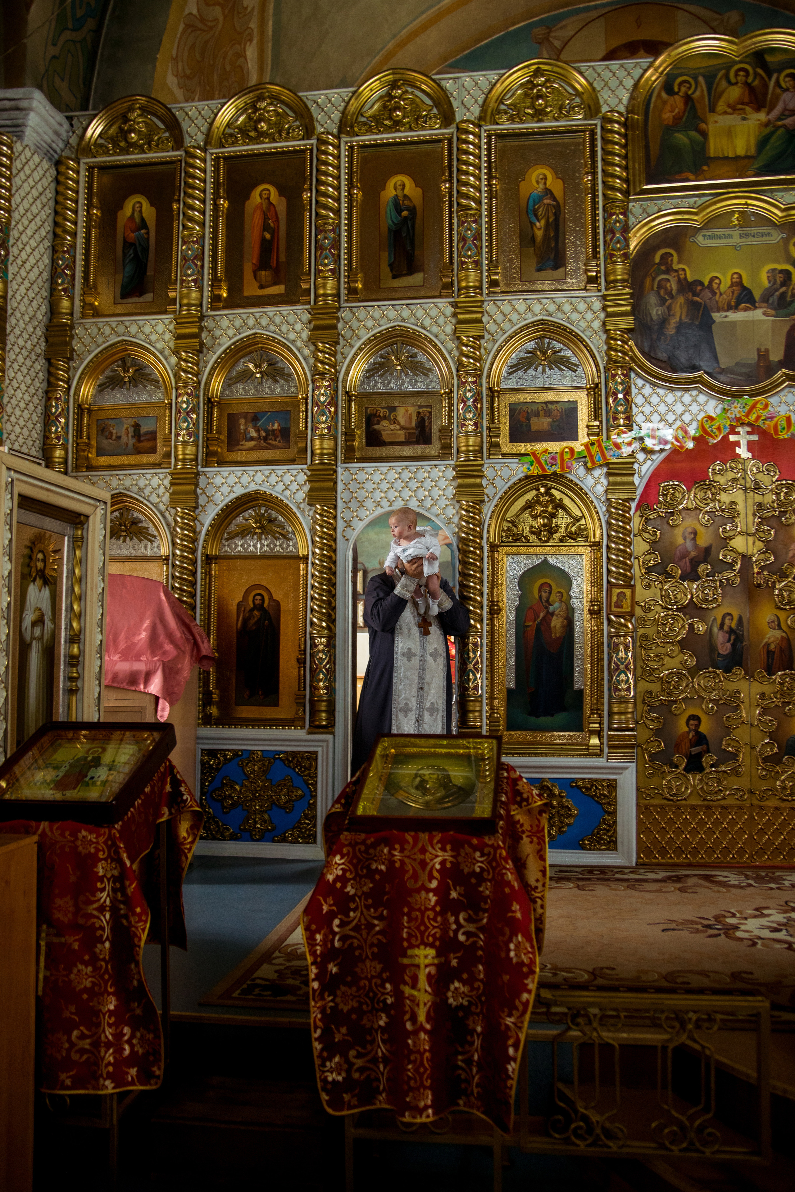 Крещение Матвея. Свадебный и семейный фотограф в Михайловке Полина Крипс