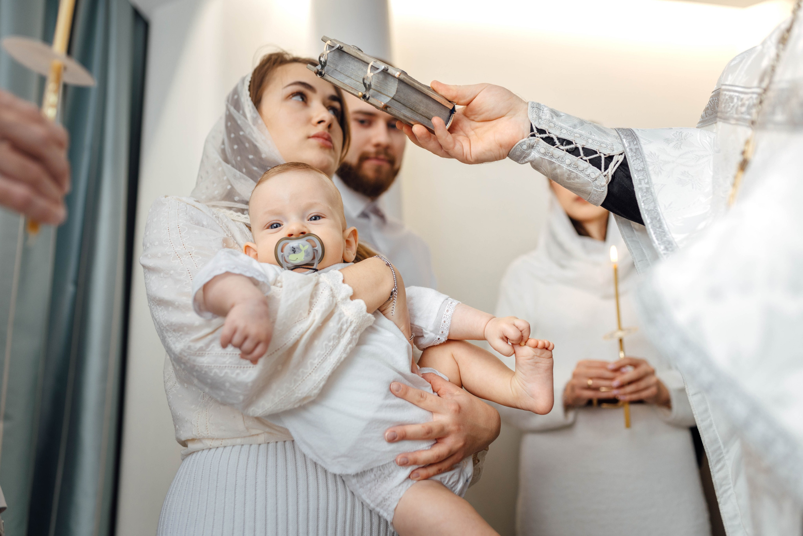 Крещение Демида, храм Святой Троицы, декабрь 2025