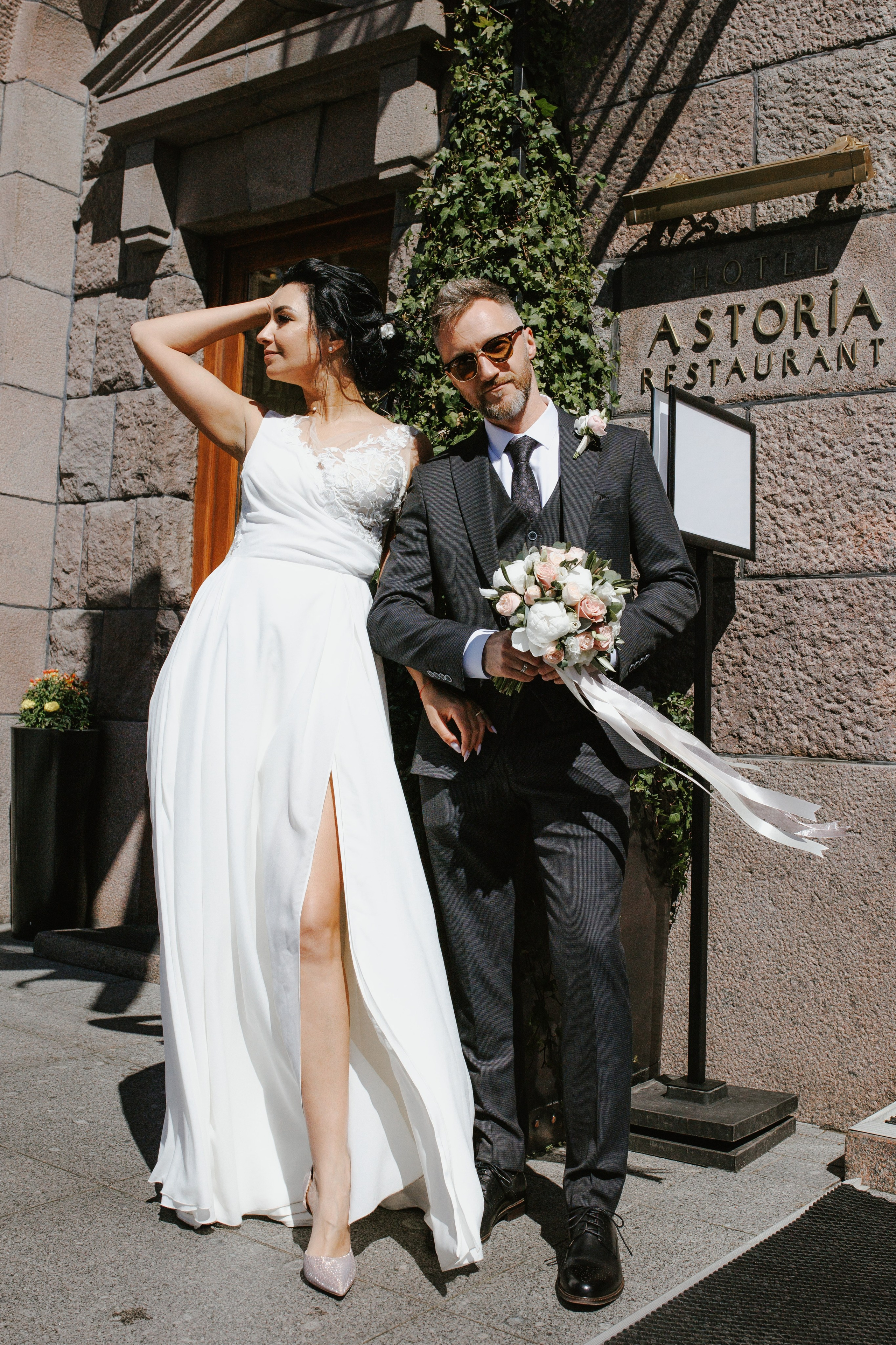 Свадьба в Питере весной. Свадебный фотограф СПБ