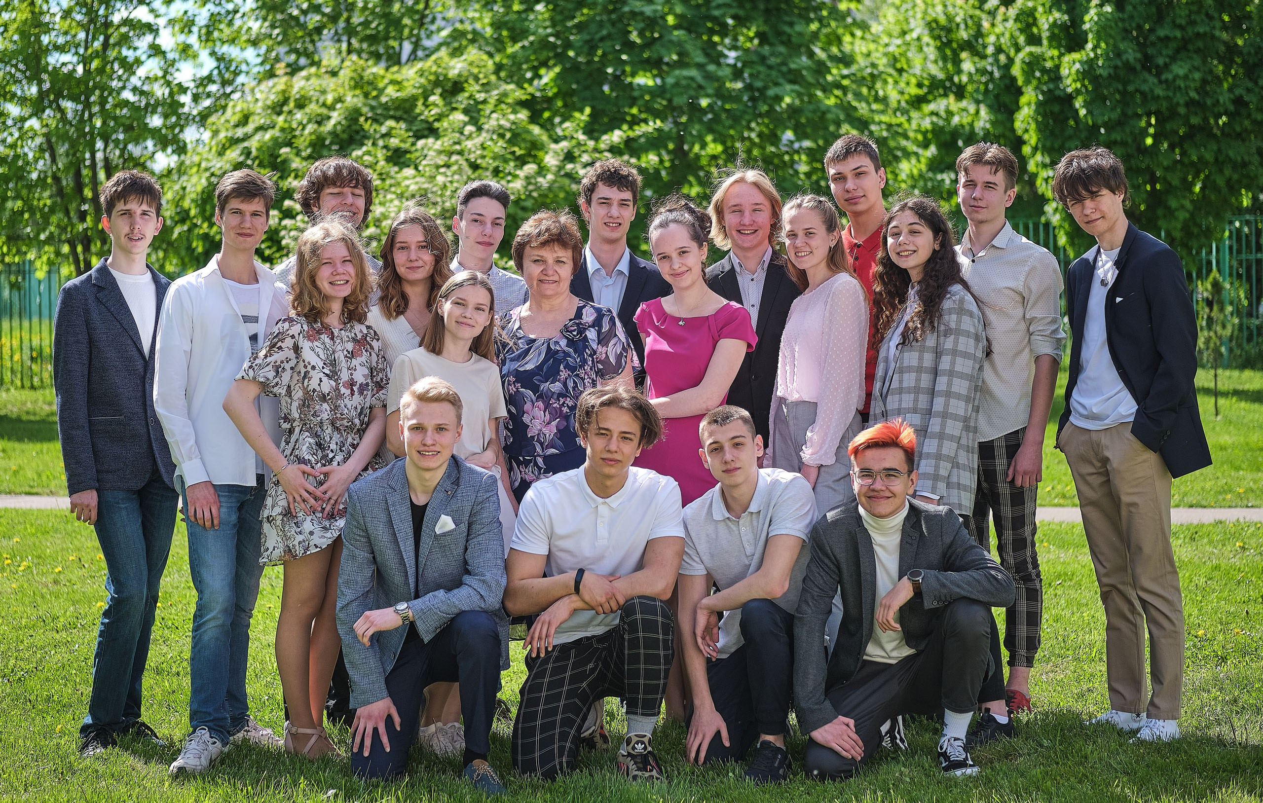 Школьная съёмка выпускников (Репортаж)