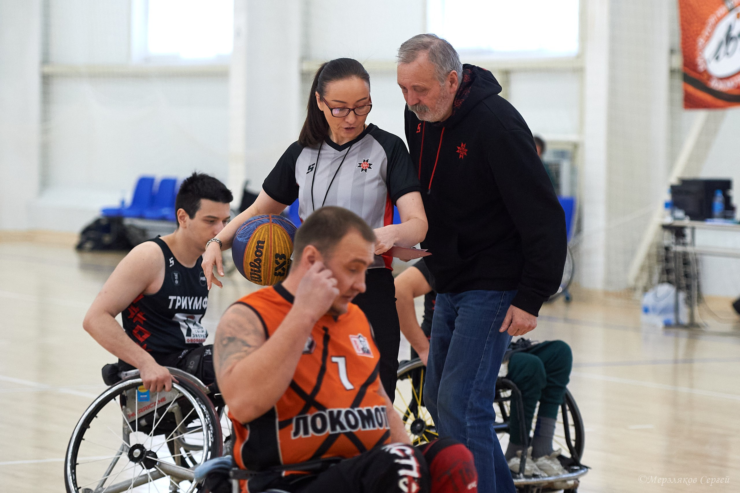 X традиционный Рождественский турнир по баскетболу на колясках. Ижевск. Спортивный репортажный фотограф в Ижевске Сергей Мерзляков