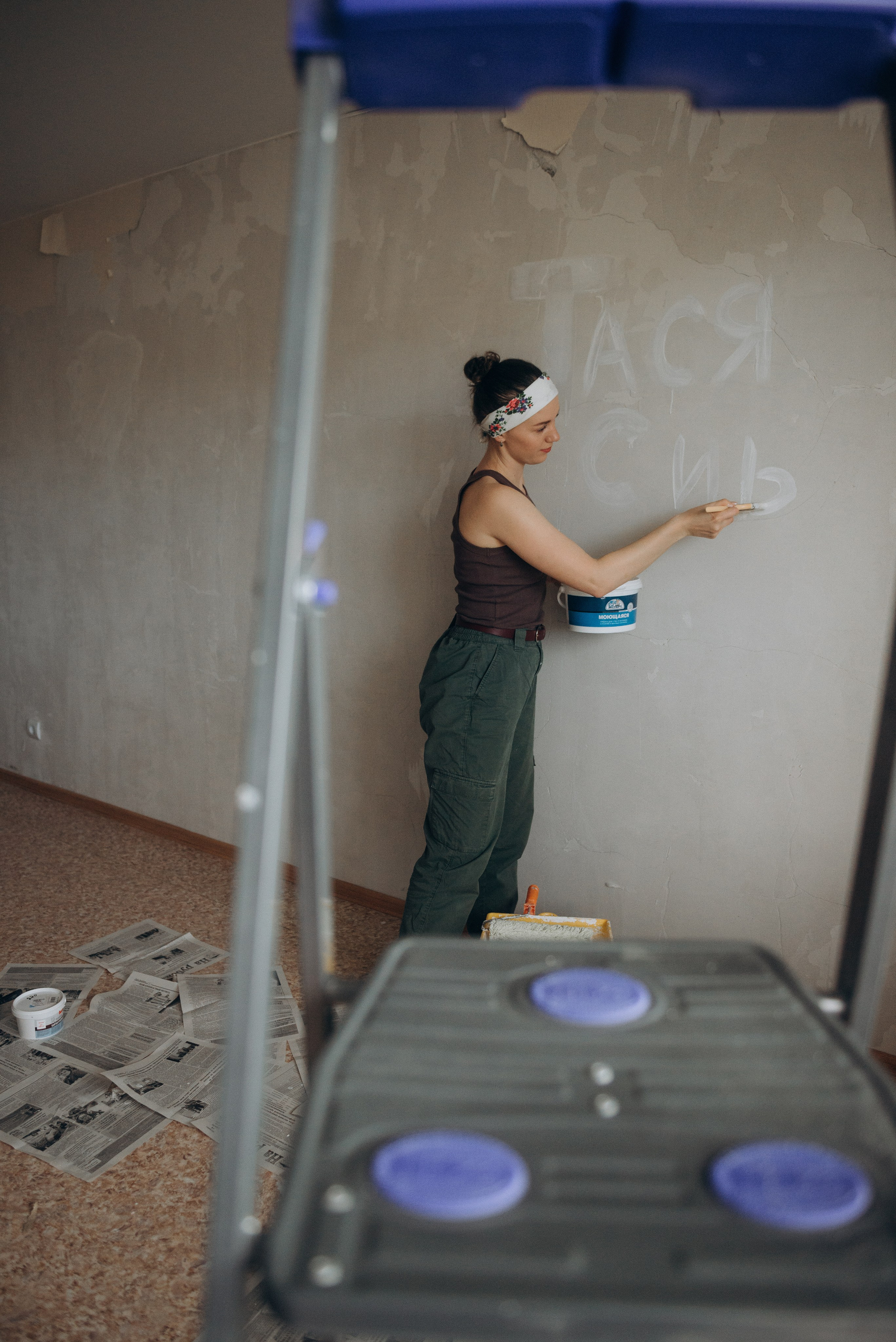 Ремонтники: Тася и Сиба. Ирина Метелица фотограф на Шикотане