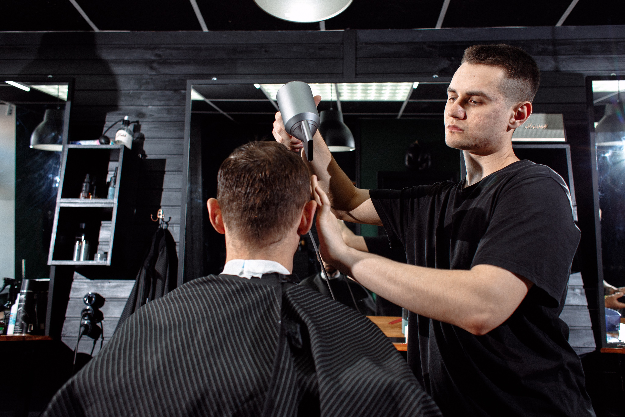 Съёмка барбершопа в Нижнем Новгороде.