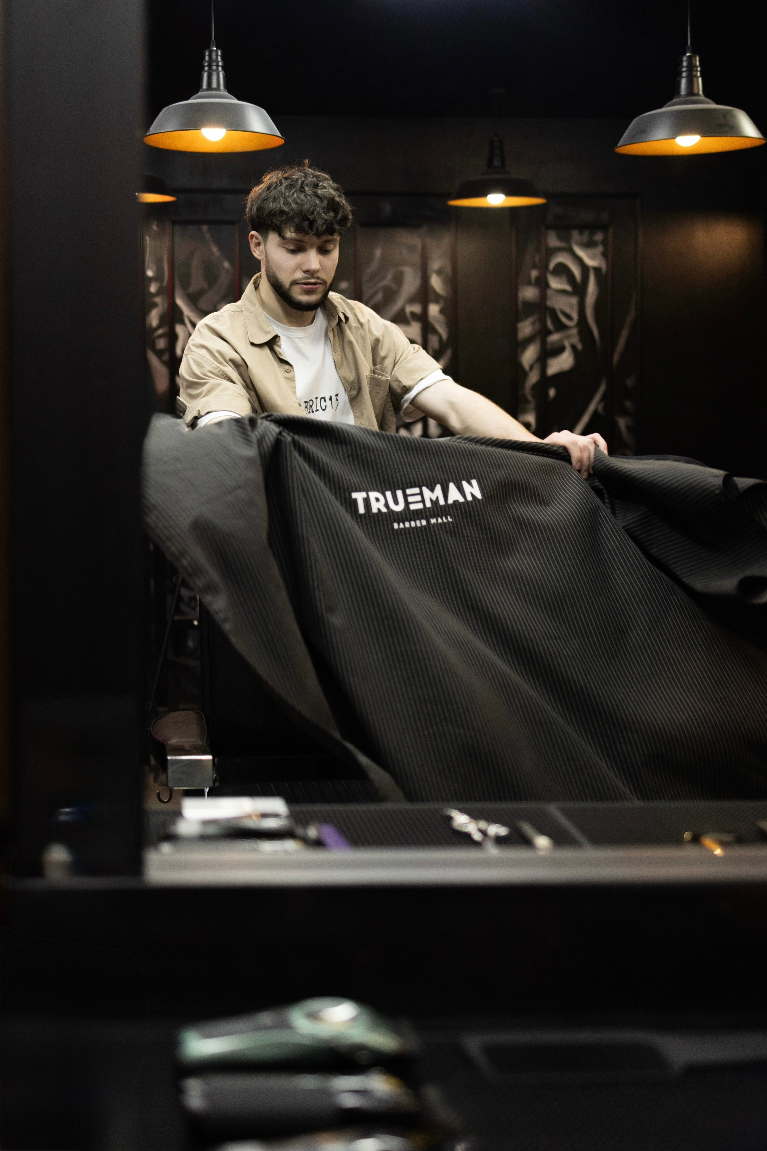 Контент съёмка для барбершопа «TRUEMAN». Фотограф Гриша Марвин