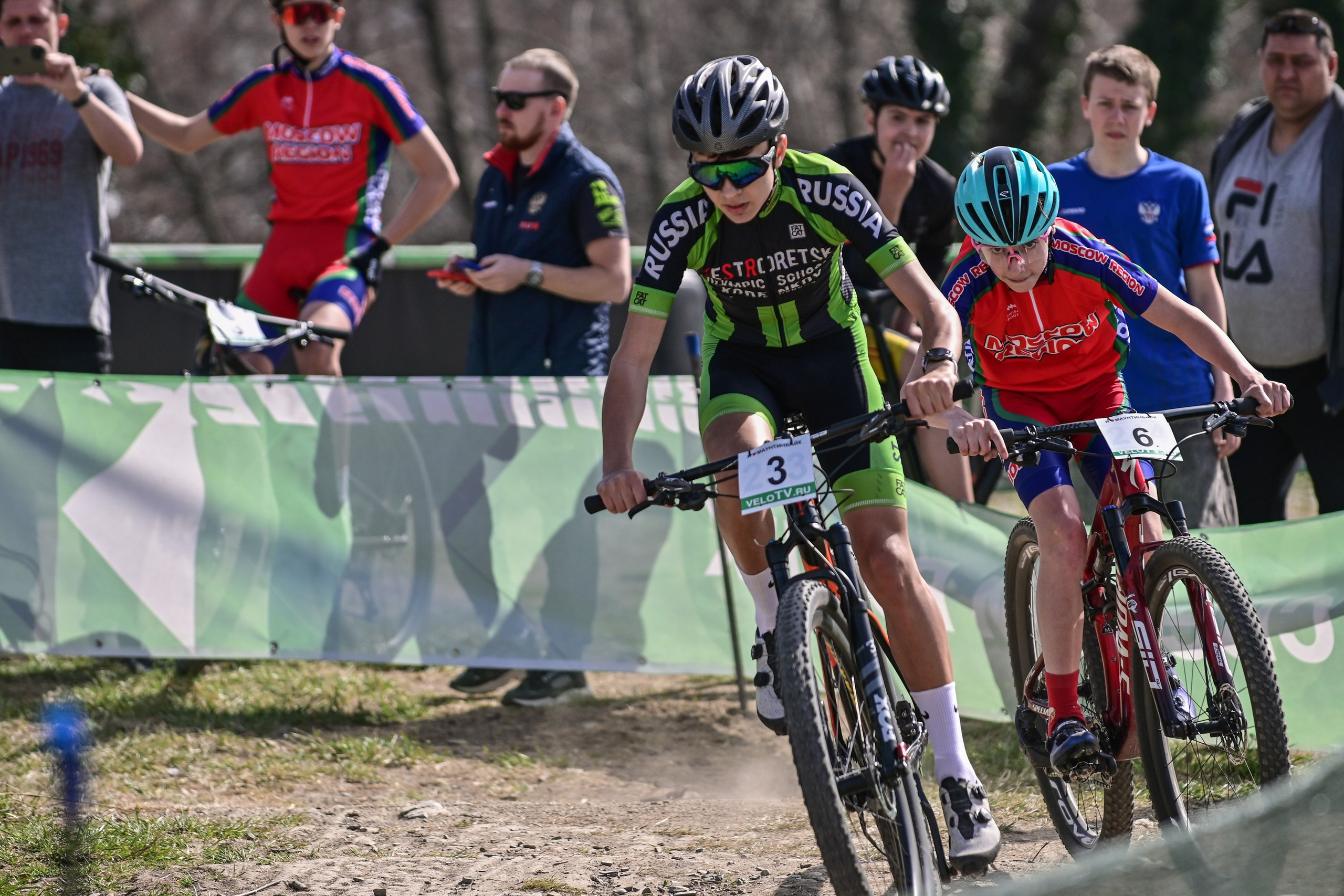 Маунтинбайк, кросс-кантри в Архипо-Осиповке 16 марта 2025. Спортивный фотограф, фотожурналист Павел Ларькин