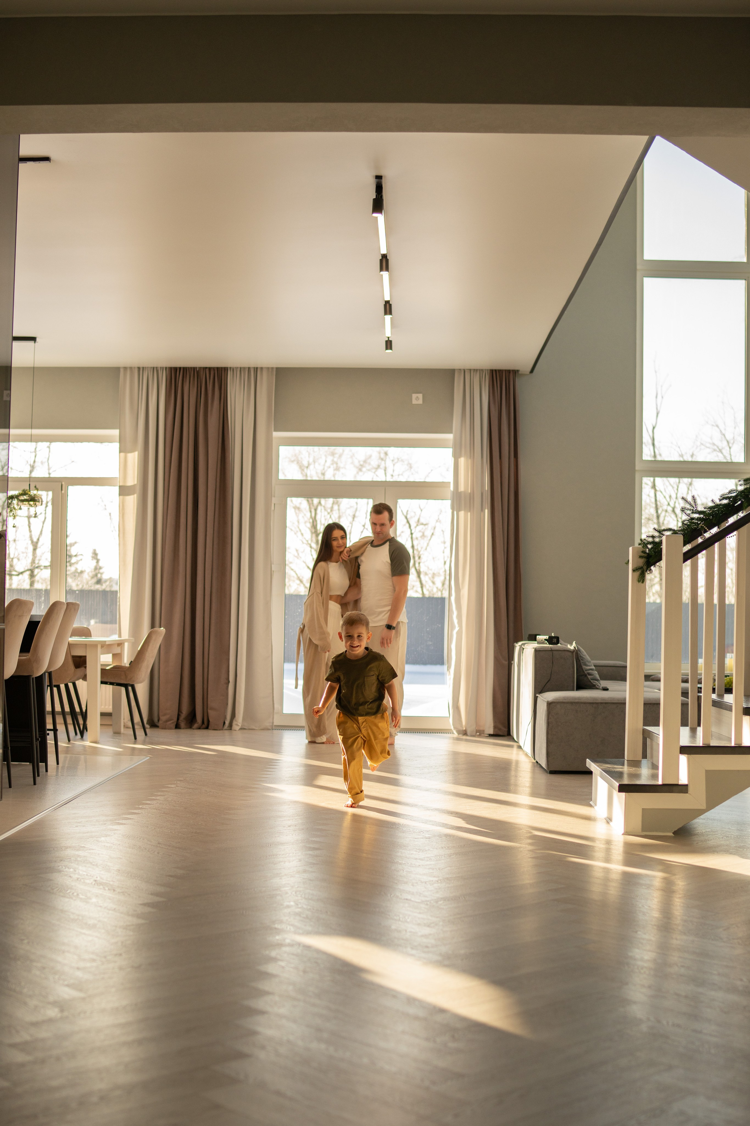 Домашняя съемка семьи Ксении и Алексея. Семейный и портретный фотограф в Санкт-Петербурге Татьяна Гримоть