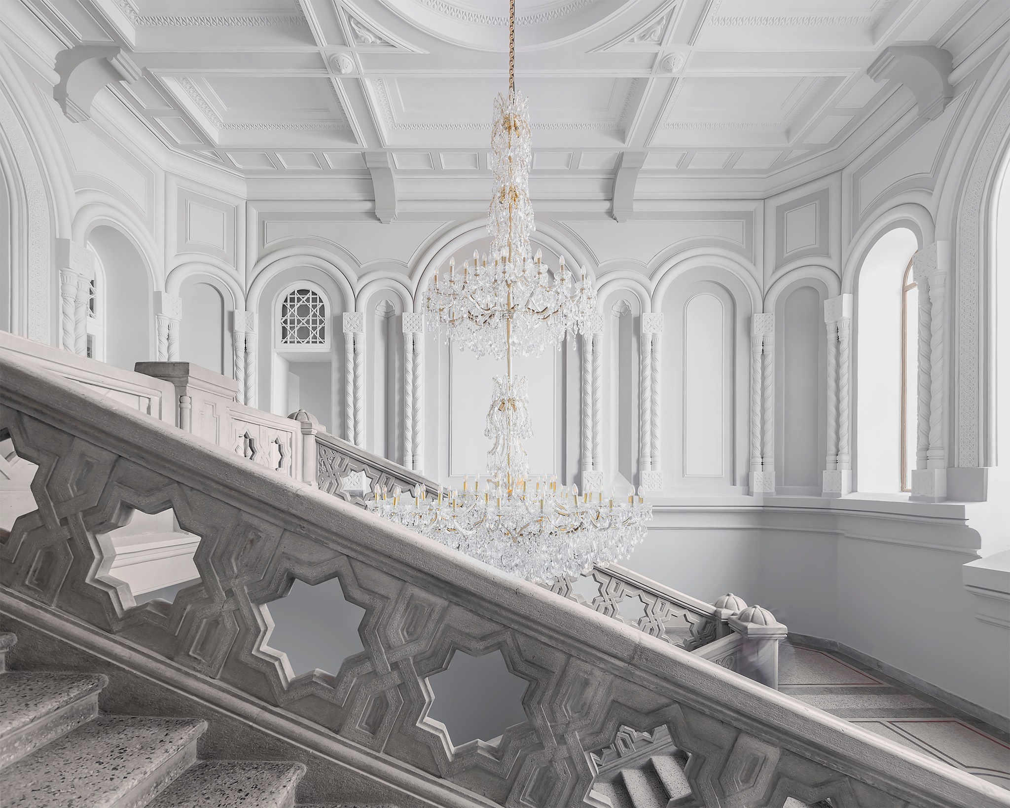 Реставрированный интерьер университета в Тбилиси