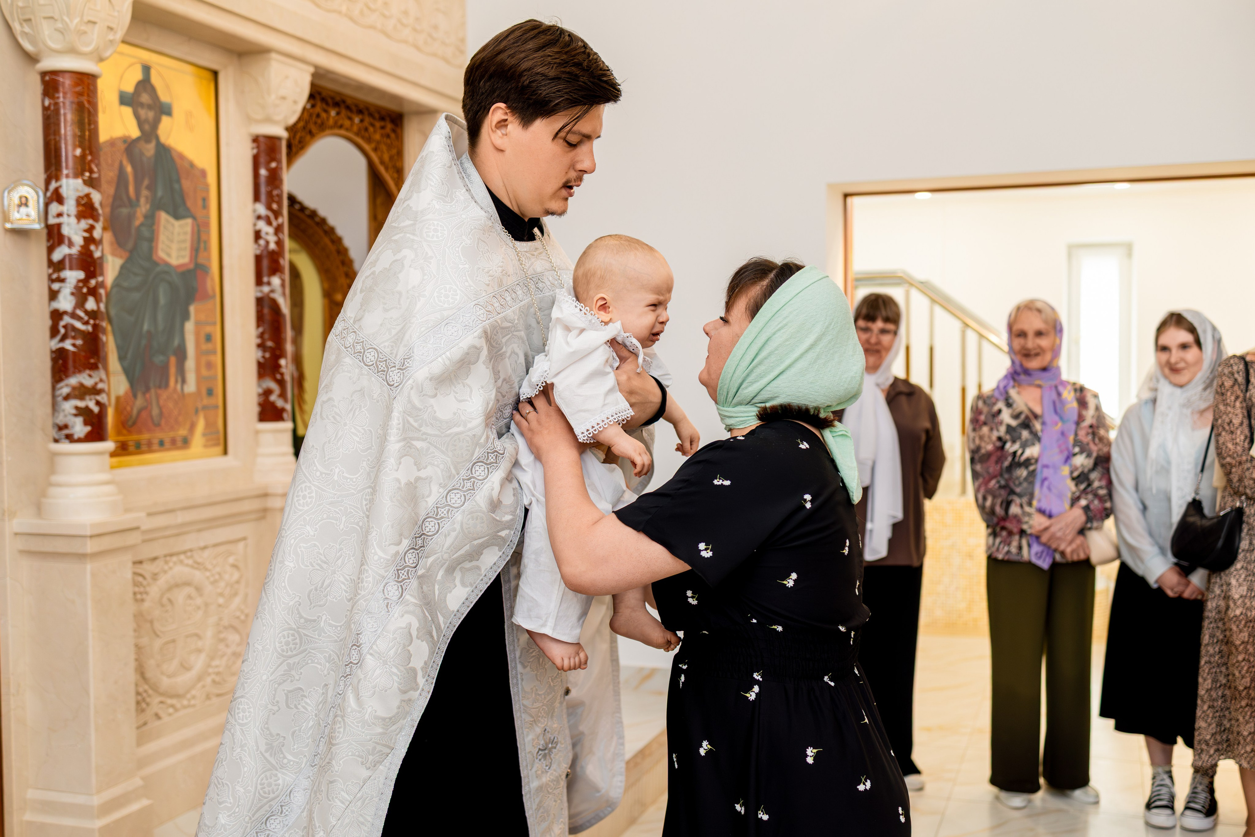 Крещение Семёна. Фотограф Виктория Кравец