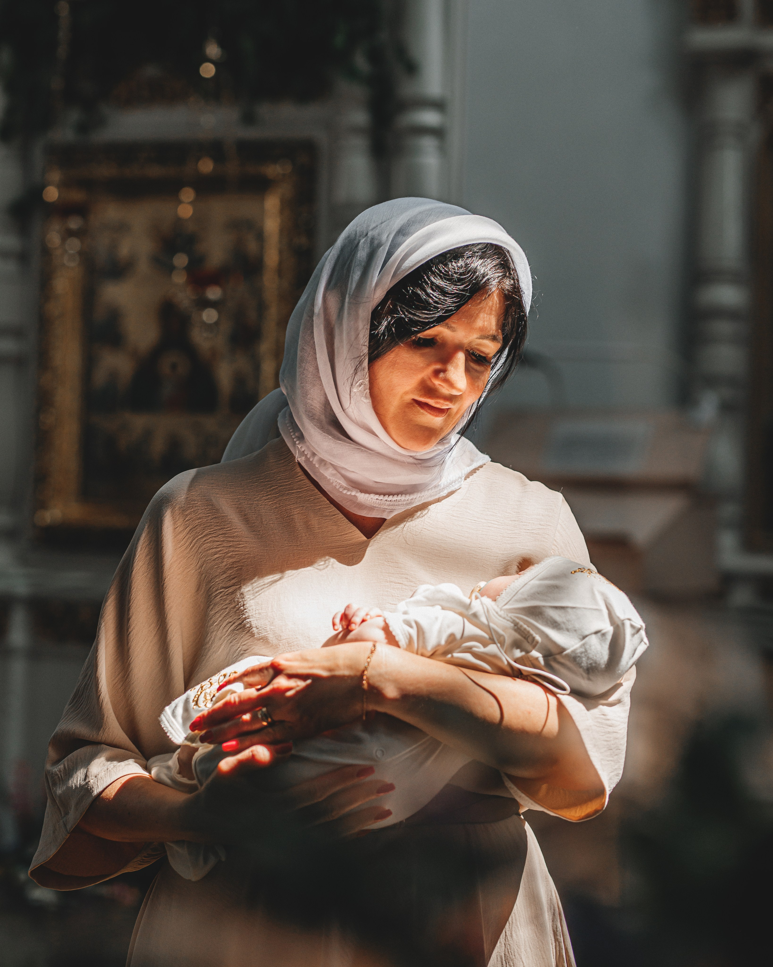 Таинство Крещения Мирона. Фотограф Таинств Крещения и Венчания в г. Курске