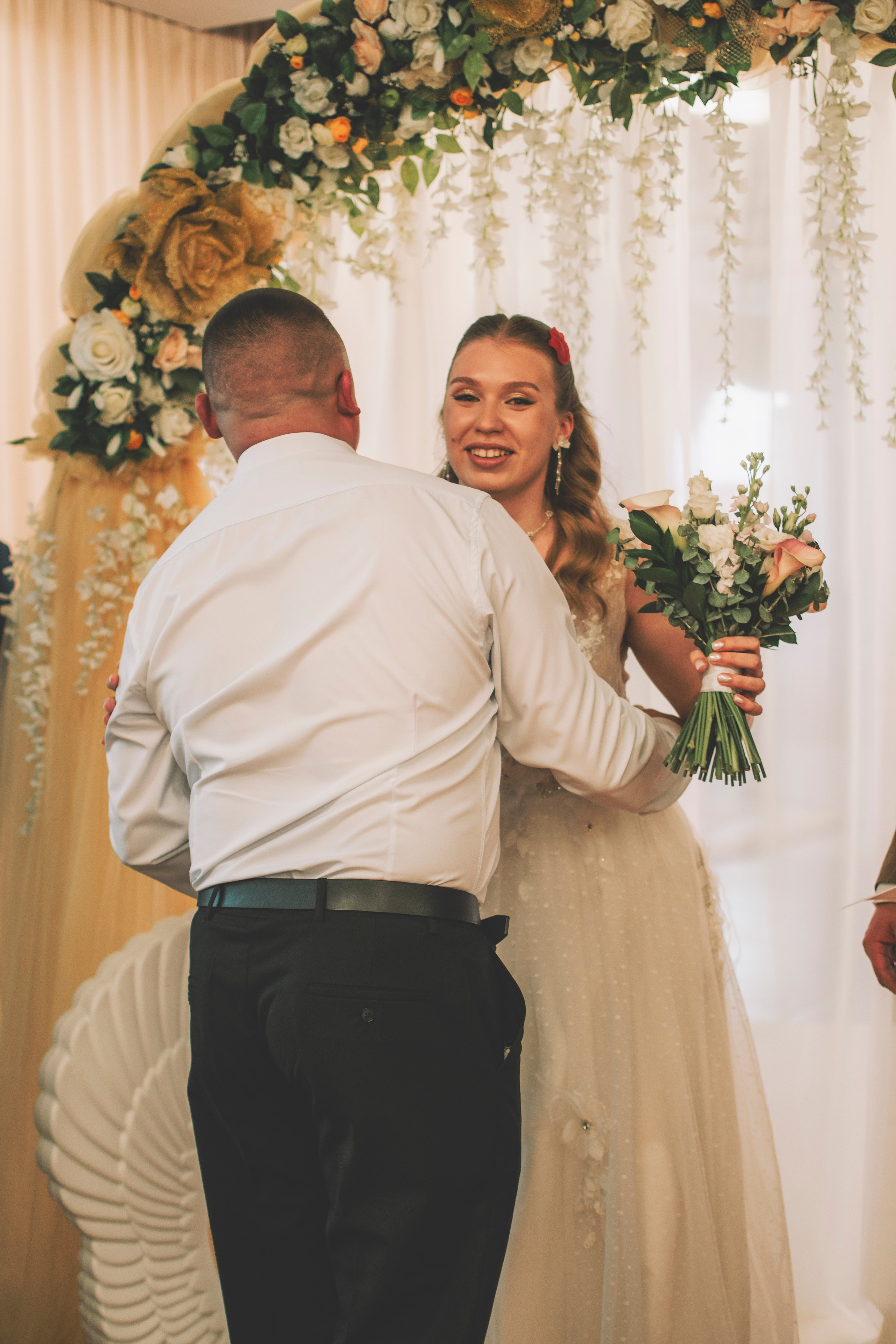 Альберт и Анастасия (Студийная фотосессия, роспись в ДК Нефтяник + фотосессия с гостями). Семейный и свадебный фотограф Губкинский и Ставрополь