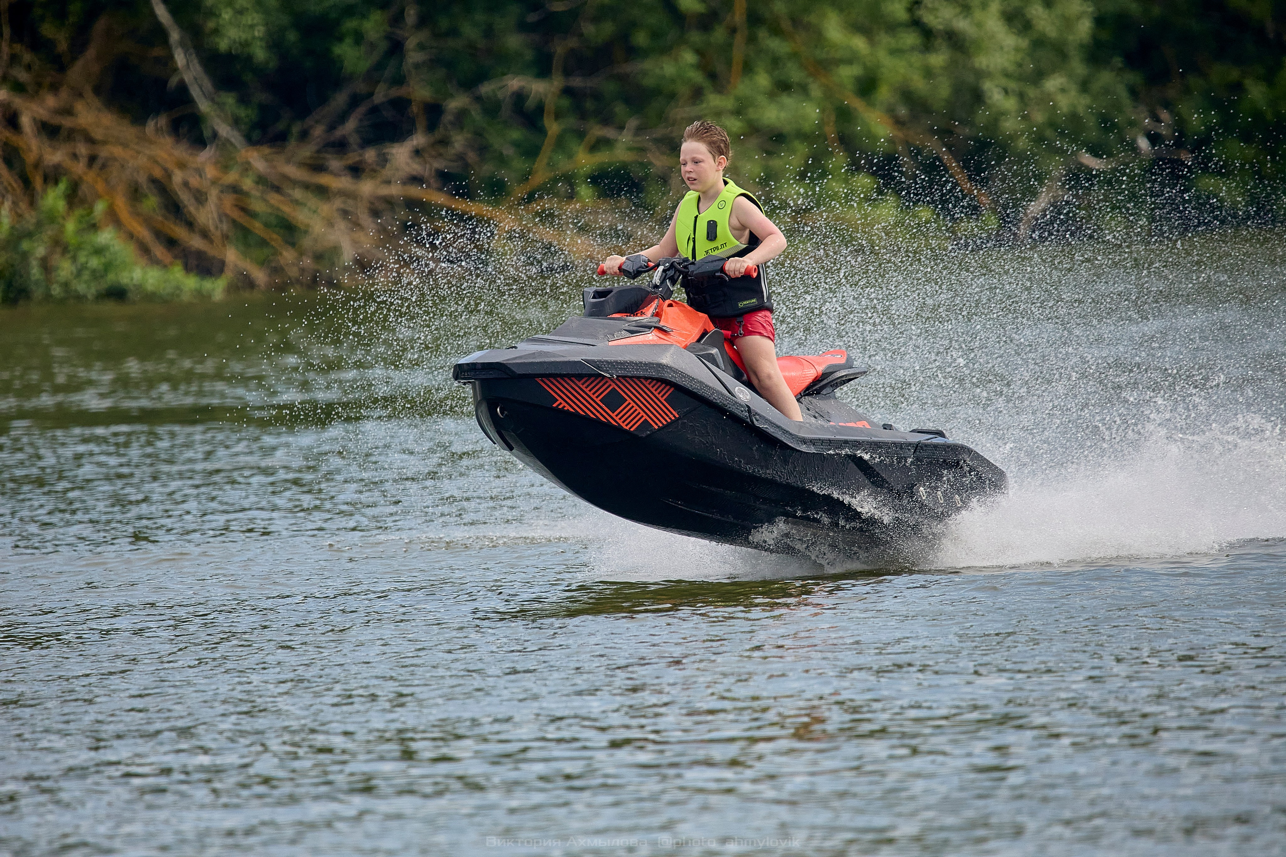 Аквабайки на Северке. Виктория Ахмылова. Фотограф в Москве
