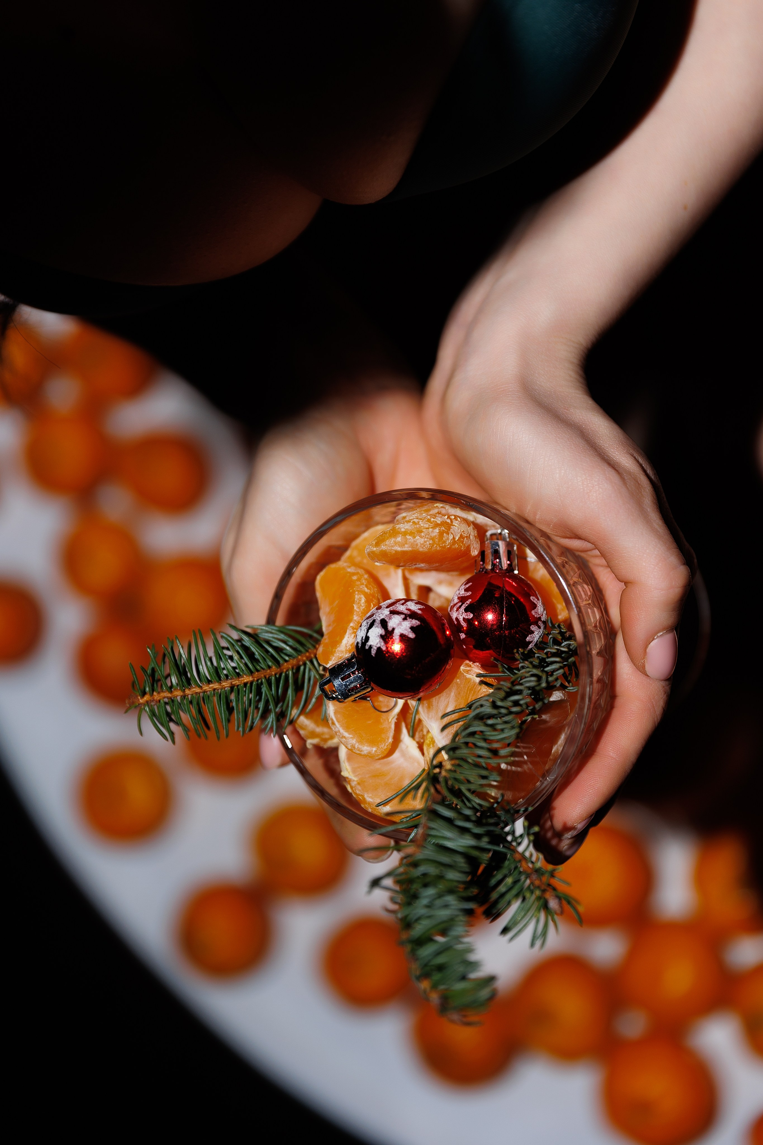 Света и мандарины. Фотограф женского портрета, беременности и материнства Харькова Елена