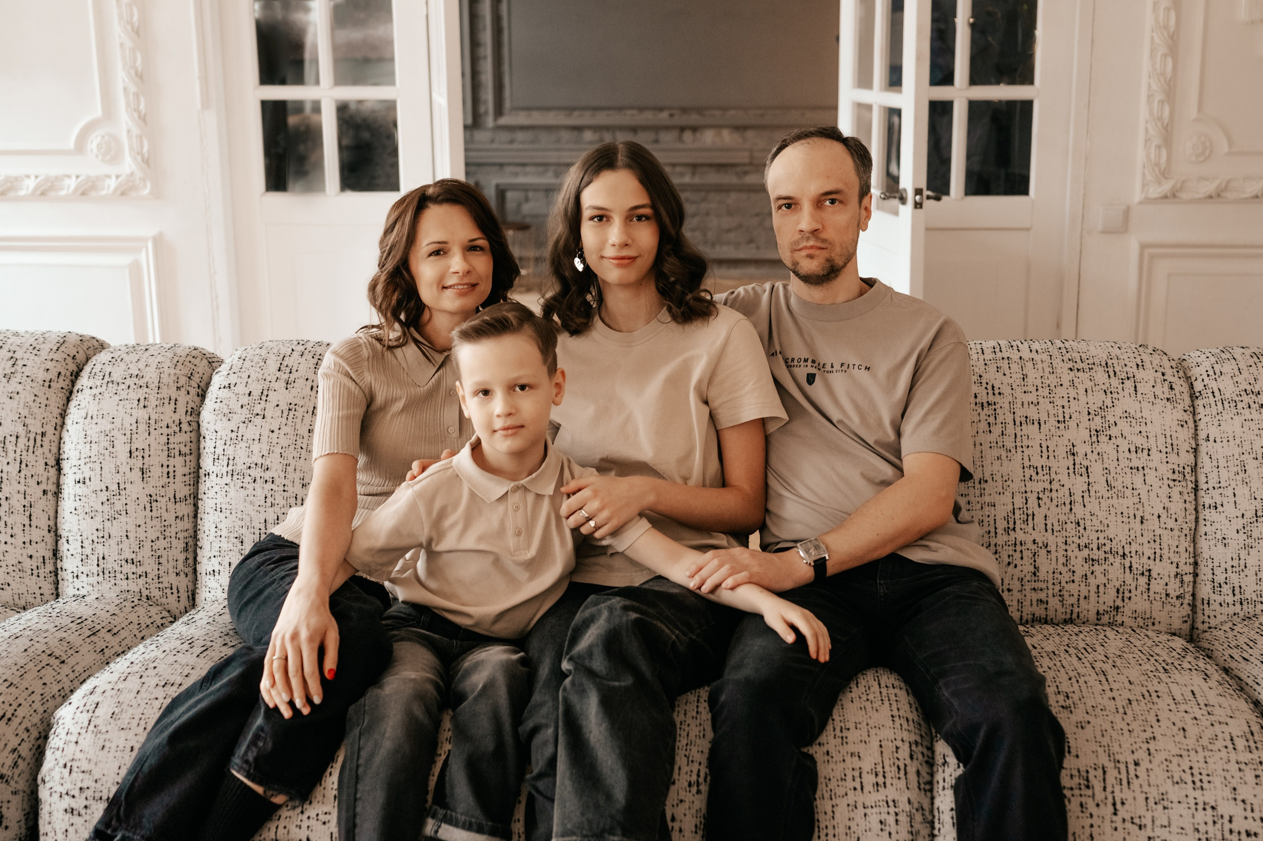 Андрей, Екатерина, Марьяна и Саша. Фотограф Горбенко Анна