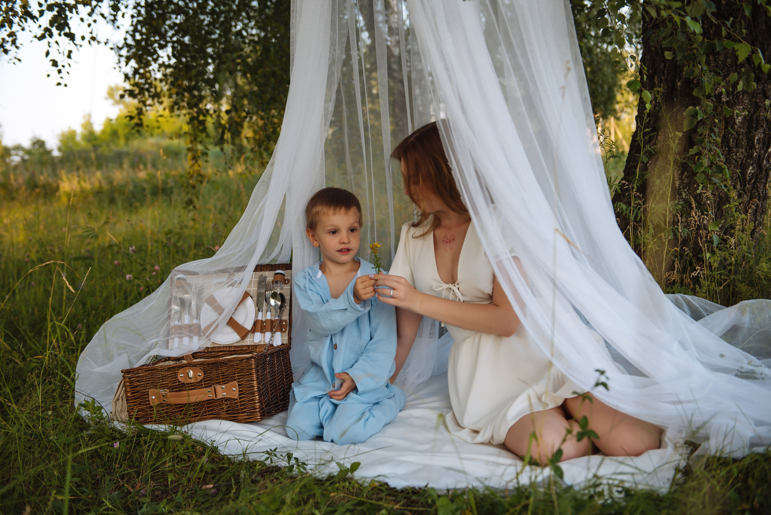 Летний вечер большой семьей. Свадебный, портретный, фотограф беременности в Нижнем Новгороде Алина Зиновьева