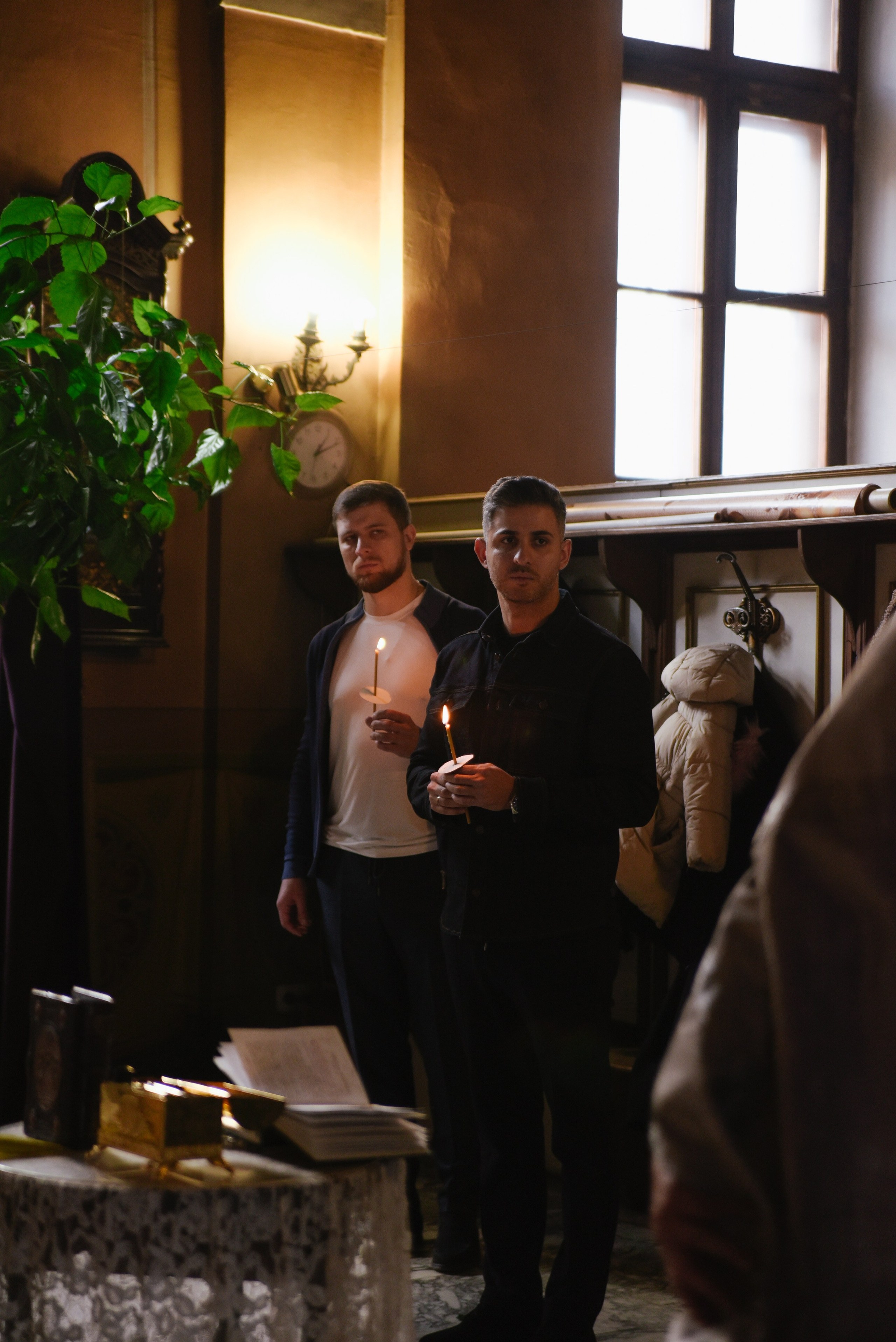 Таинство крещения Савва Храм Воскресения Словущего в Даниловской Слободе. Фотограф Лола Волна, город Москва