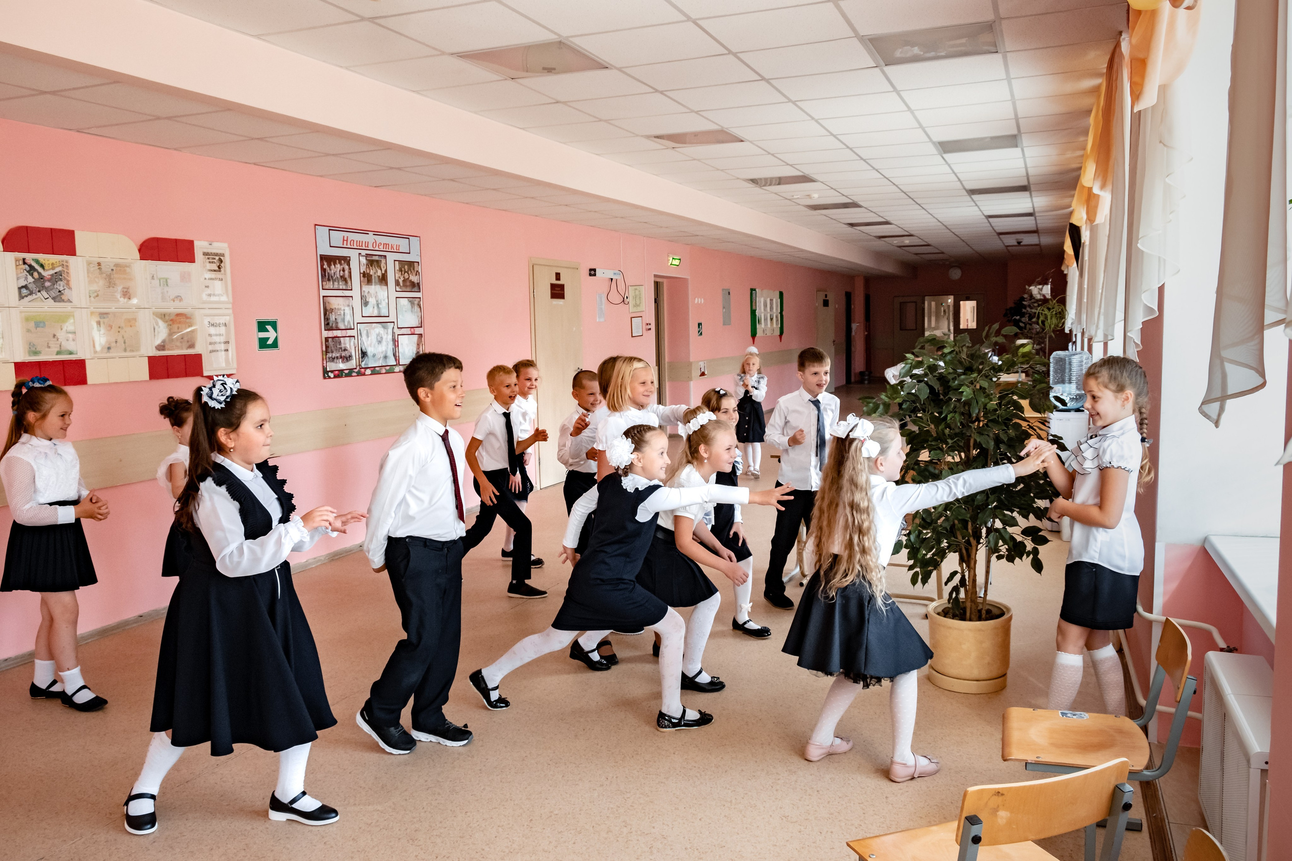 Репортаж в школе на 1 сентября. GagarinProArt