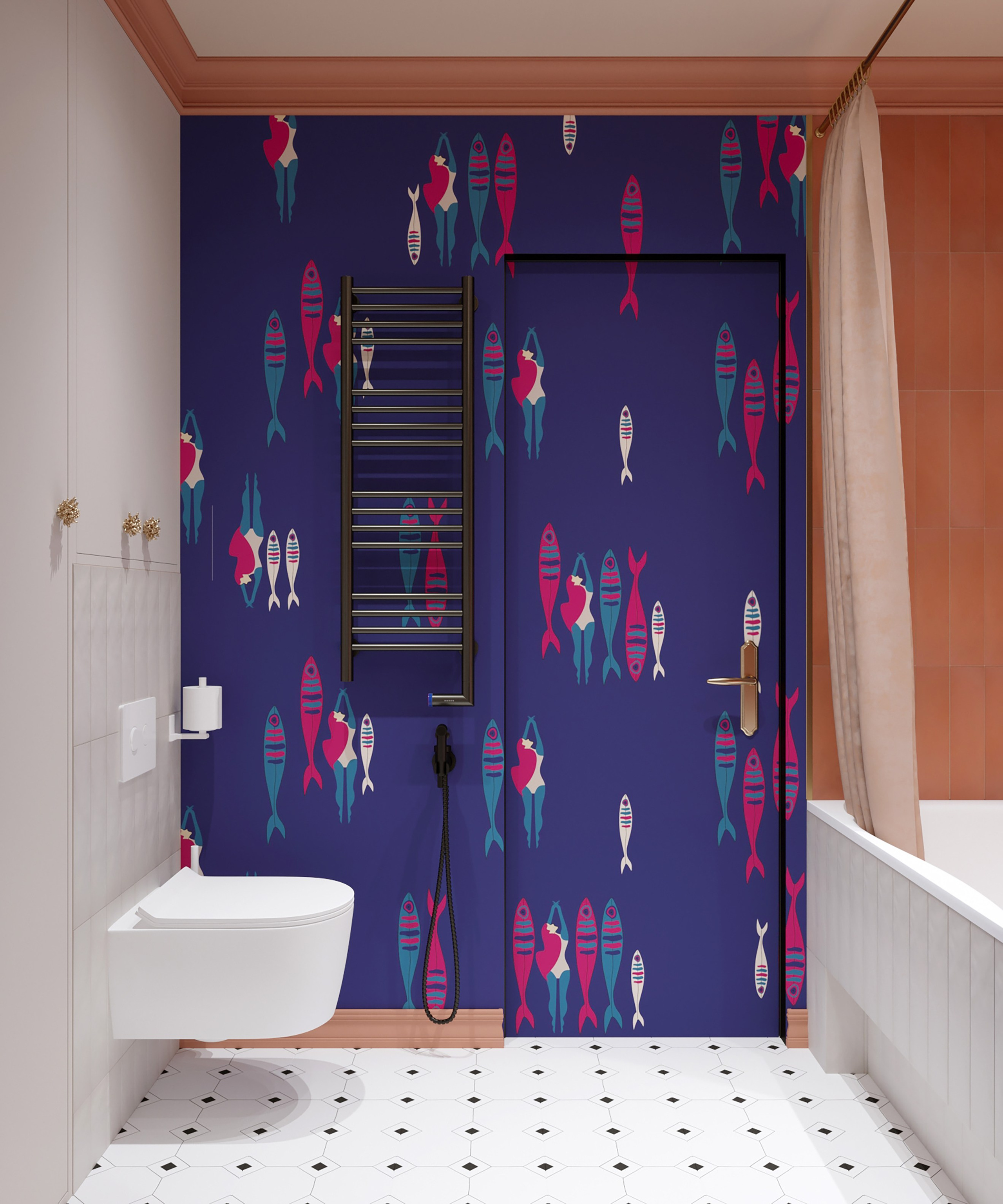 Квартира для девушки ЖК Молодогвардейская. Дизайнер интерьера Троилова Арина