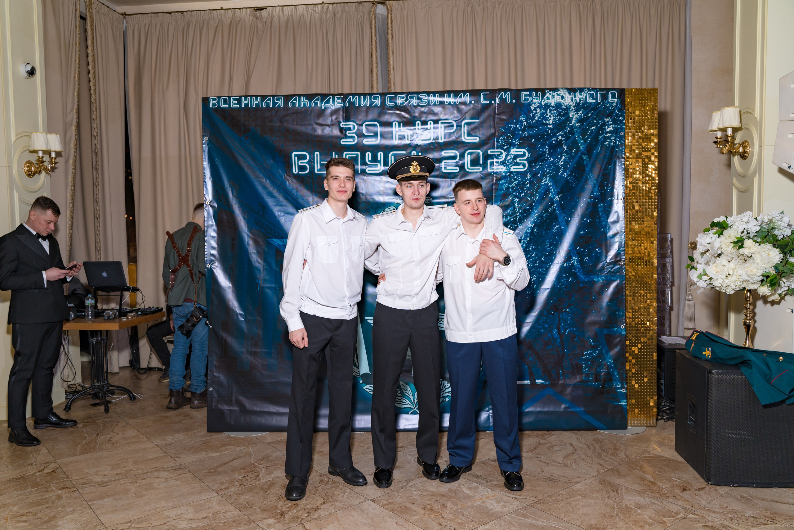 Фотосъемка выпуска военной академии и вручение дипломов