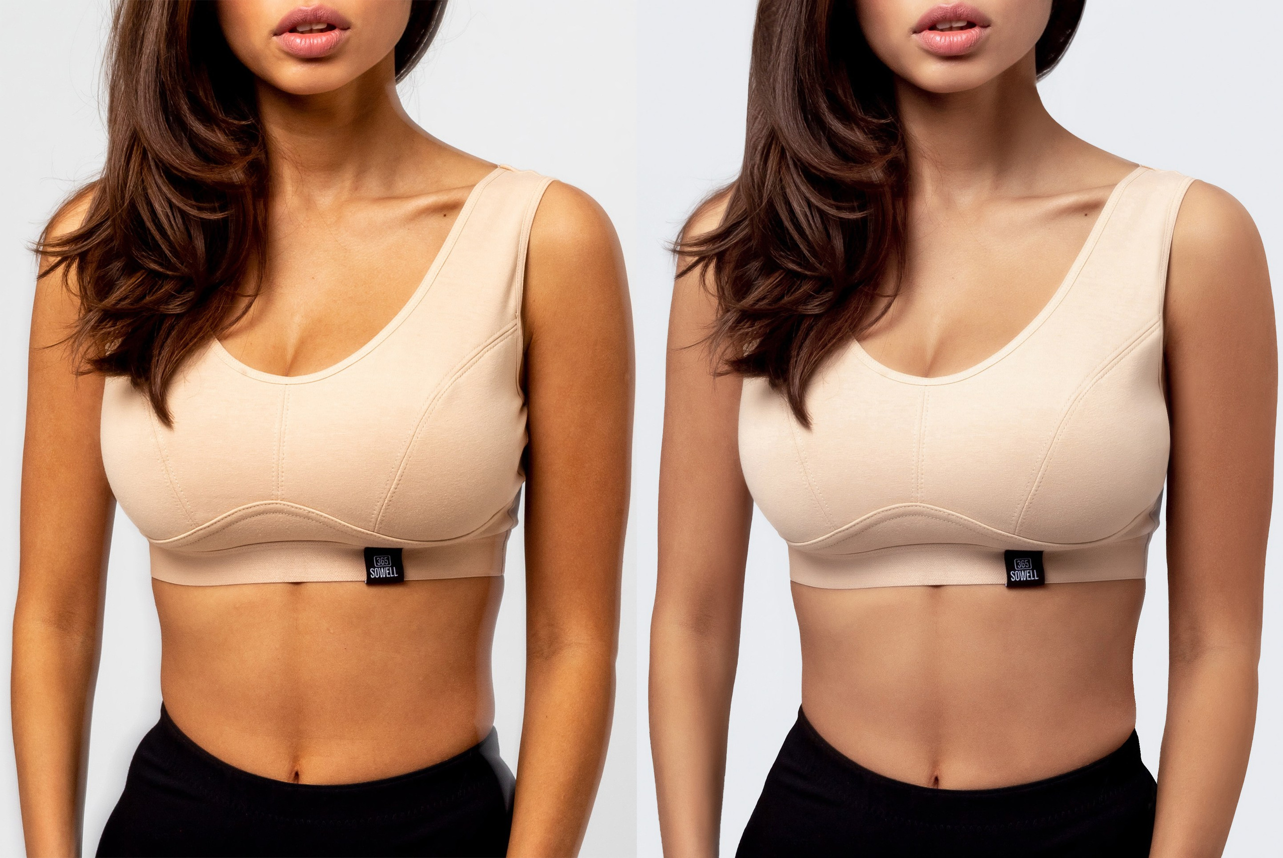 Деликатная обработка портретов для рекламы нижнего белья | Студия SVITHART