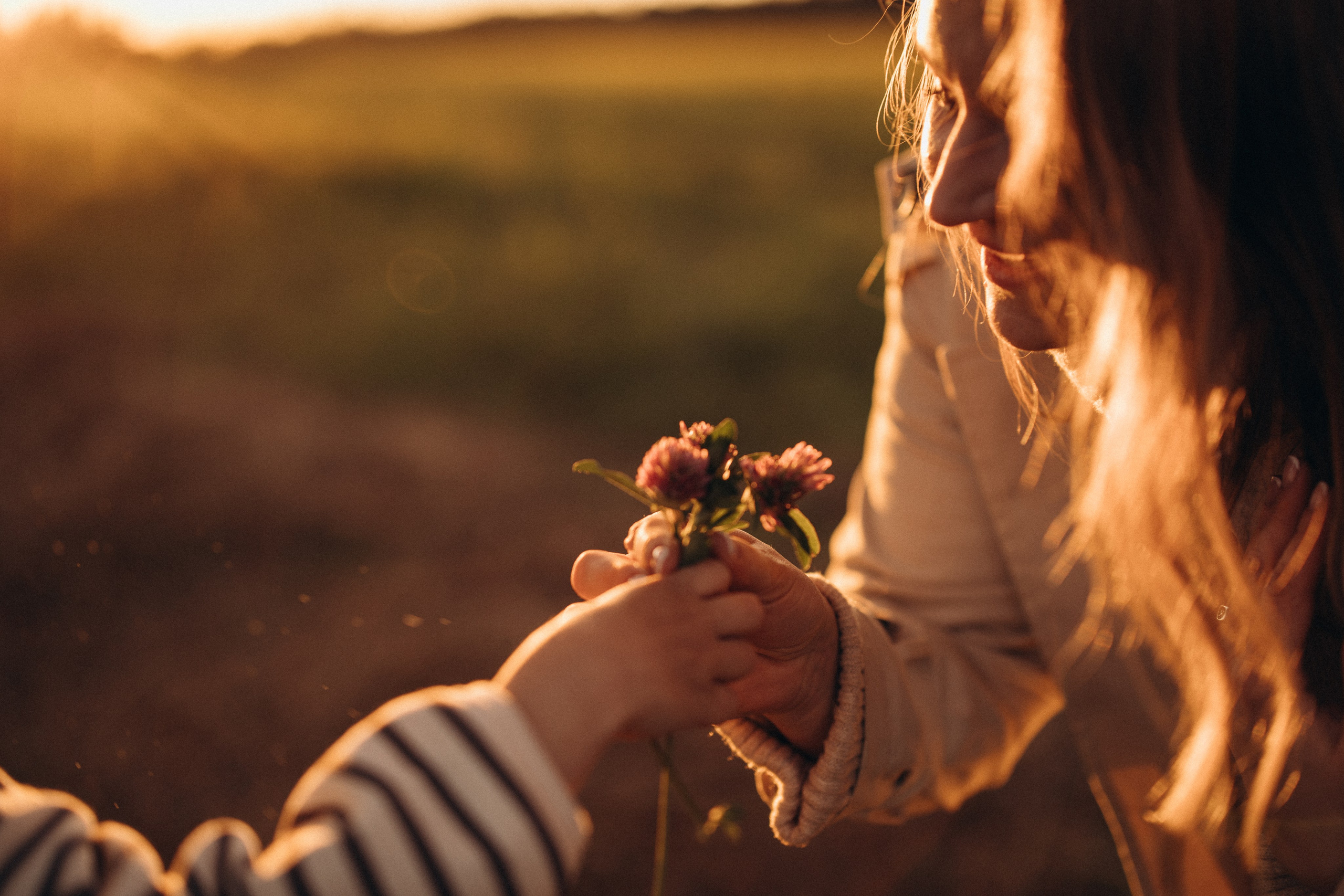На закате. Евгения Пелипас