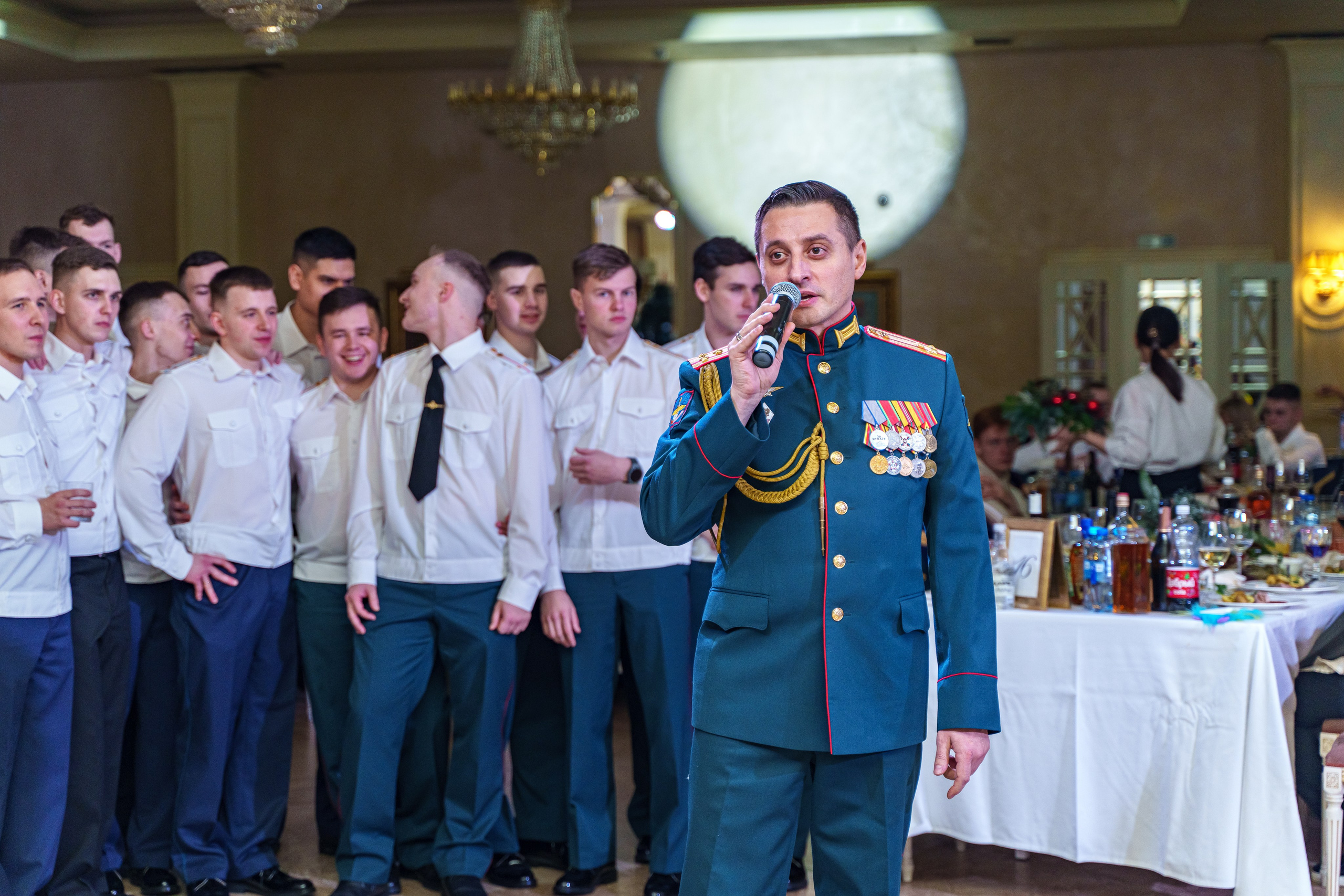 Фотосъемка выпуска военной академии и вручение дипломов