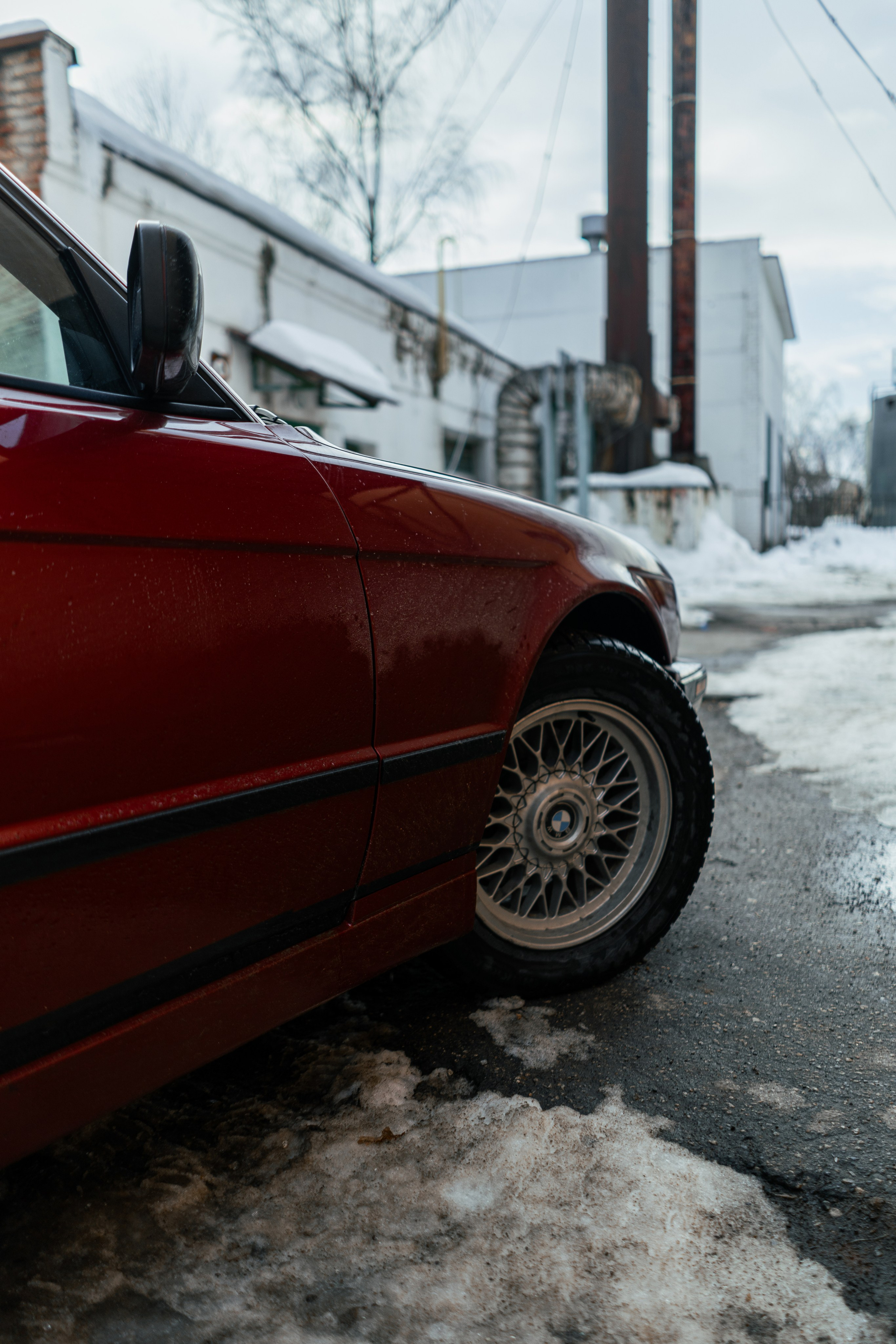 Автомобильная фото-сессия BMW 540i E34 в Калуге