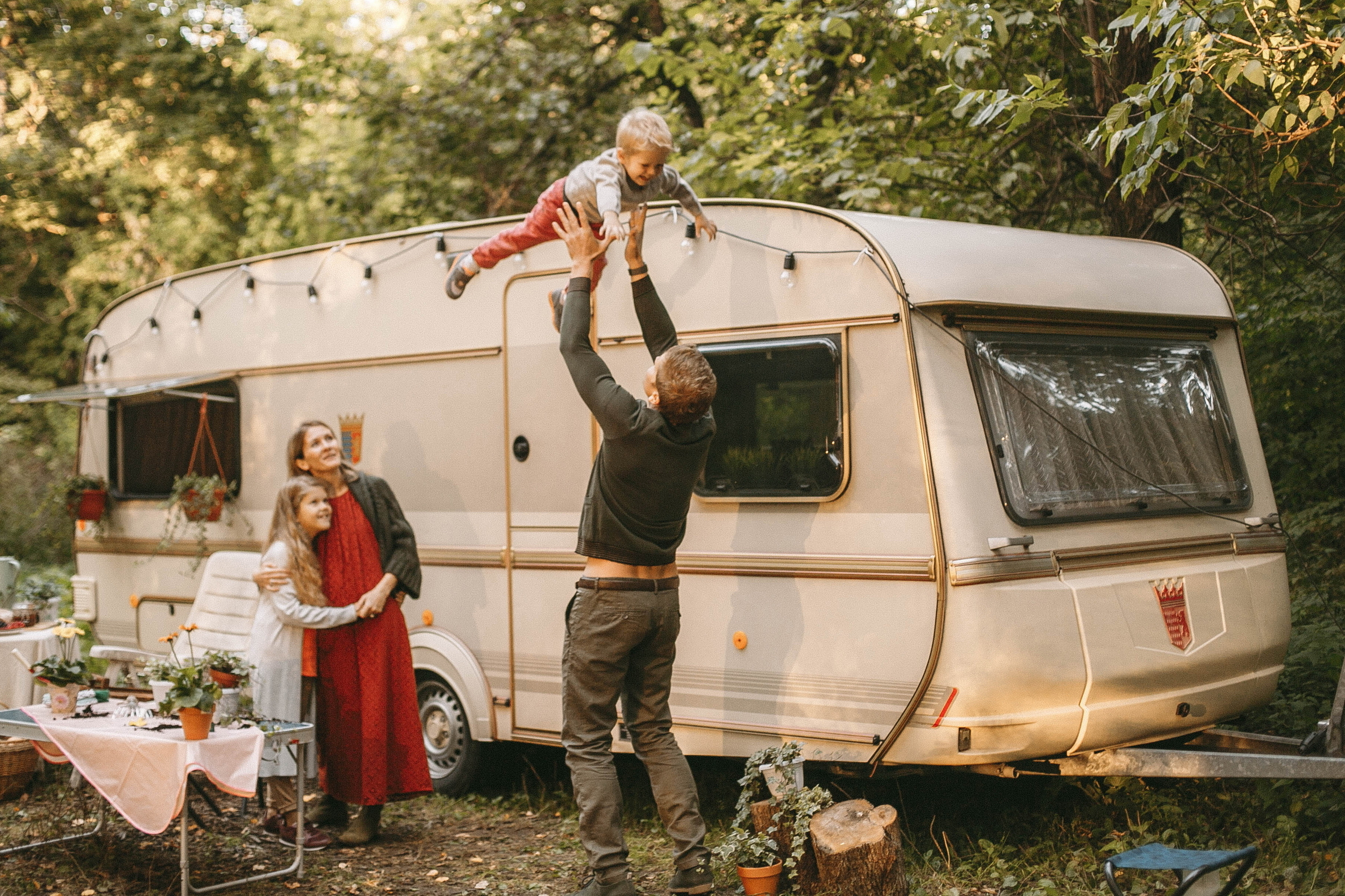 Домик на колесах (вечерняя фотосессия)