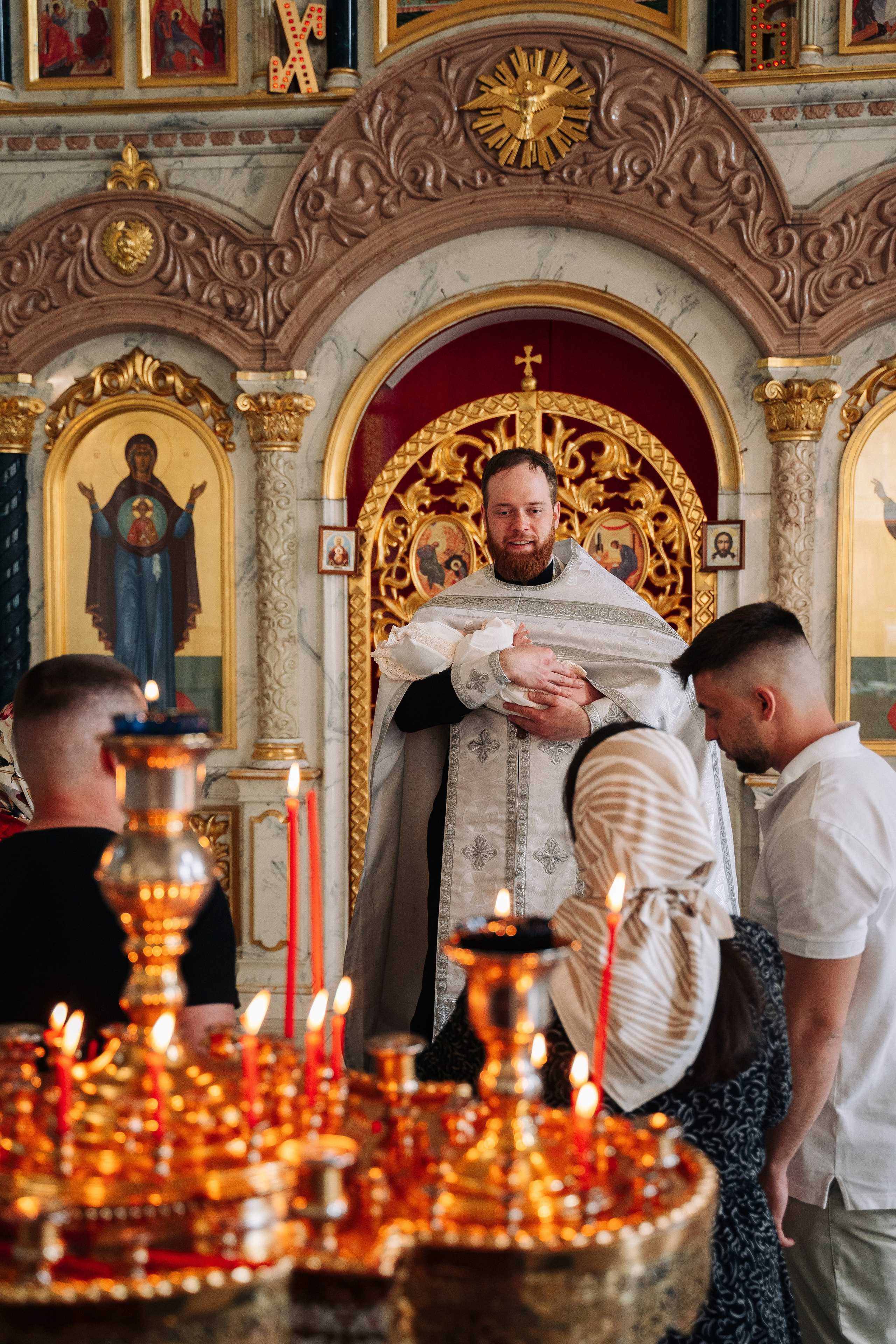 Крещение в Храме Богоявления Господня г. Химки. Свадебный и семейный фотограф в Москве и МО Геннадий Туманцев