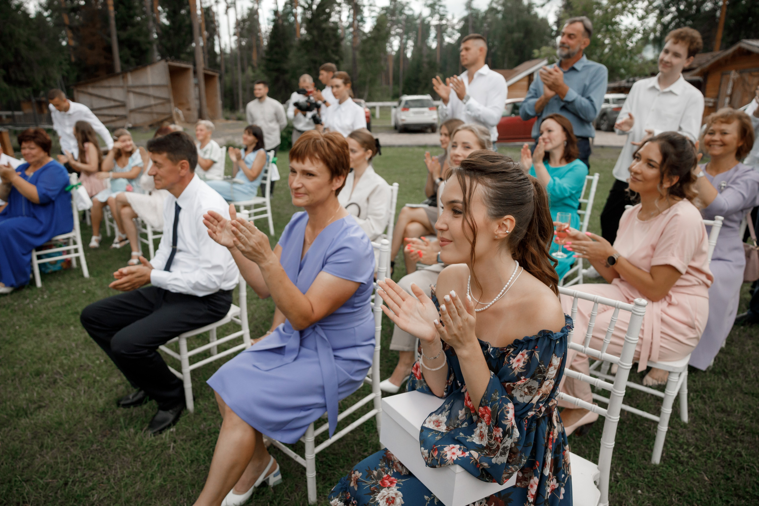 Полина и Дмитрий, загородный клуб «Барин», ЗАГС в г. Пушкино. Свадебный и репортажный фотограф (Москва, Королев и другие)