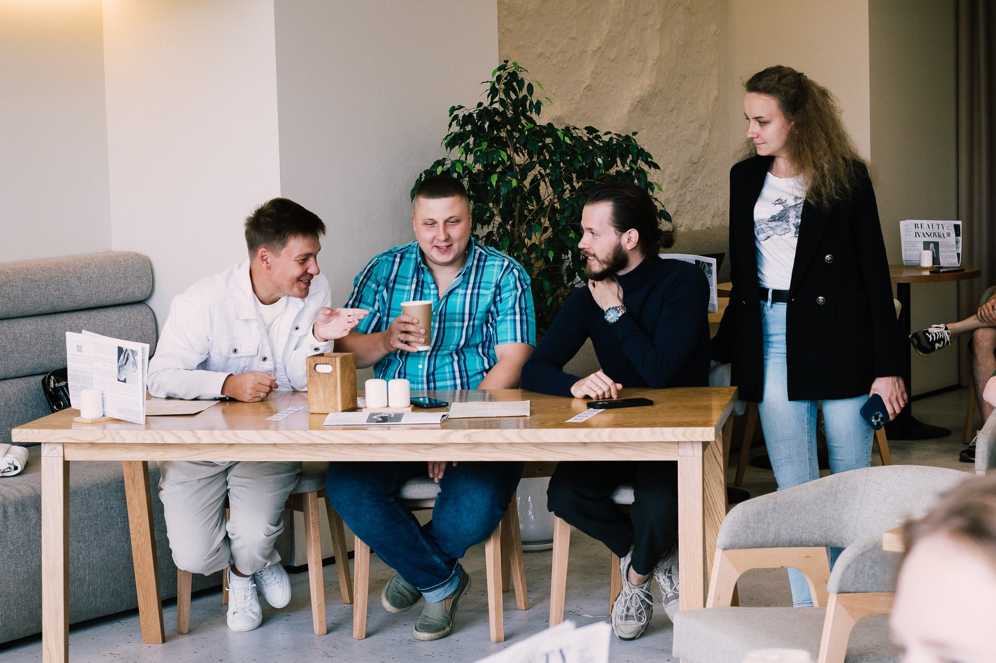 Репортажная съемка бизнес-завтрака. Портретный фотограф в Иванове Ольга Гуральник