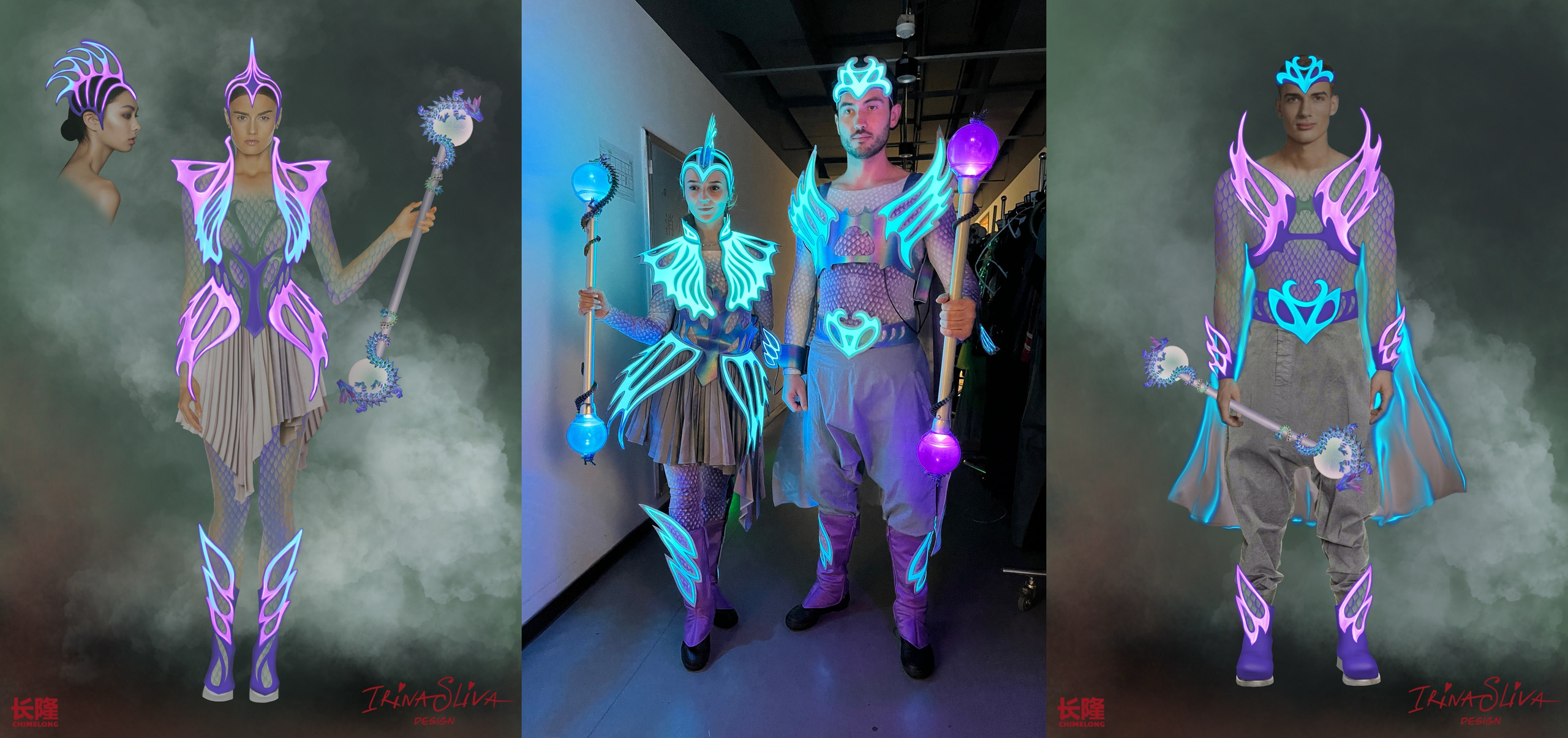 PARADES. Costume Design for Theme Parks & Live Performances | Character & Parade & Stage Costumes | 2D & 3D Costume Illustrations