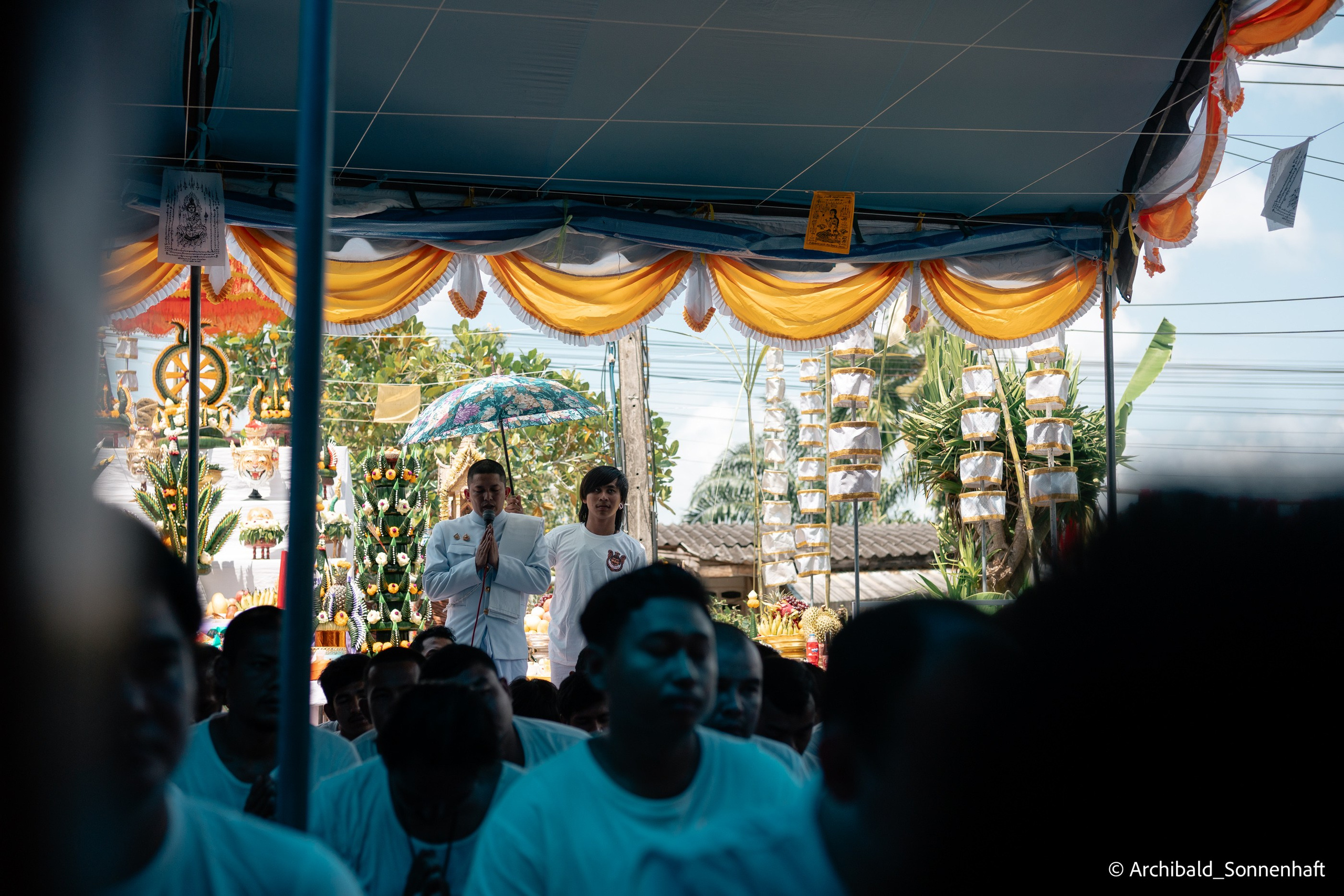Thai monk. Photographer in Guangzhou, China. Archibald Sonnenhaft