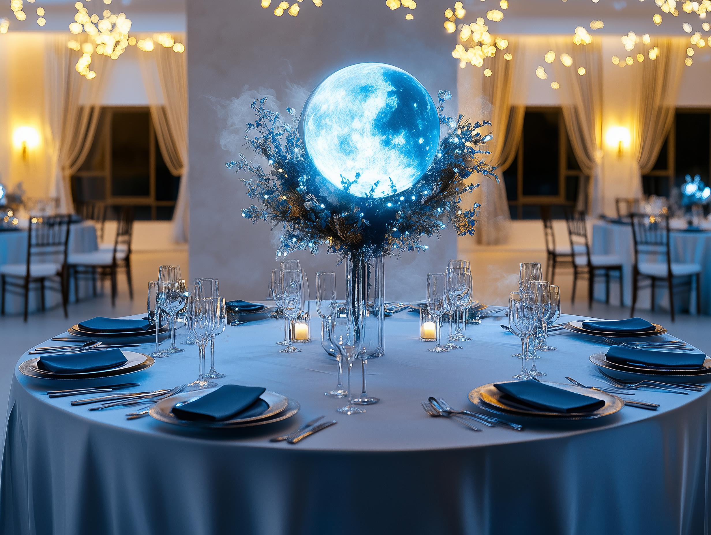 Разработка концепции декора корпоративного мероприятия в тематике «Космос» для LAZAR DECOR. Главная