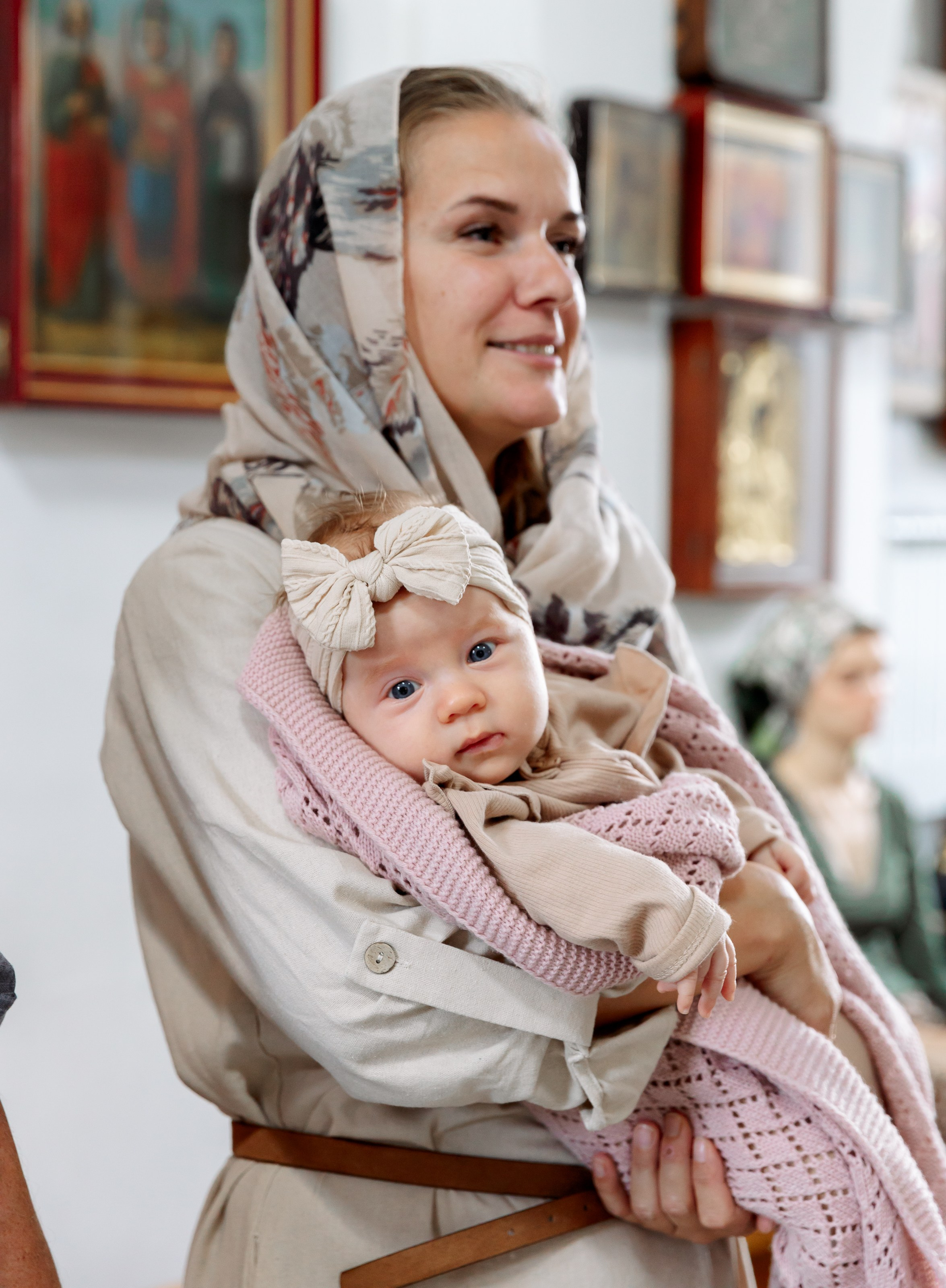 Крещение Сияны. Портретный и семейный фотограф в Москве Ирина Голубчина