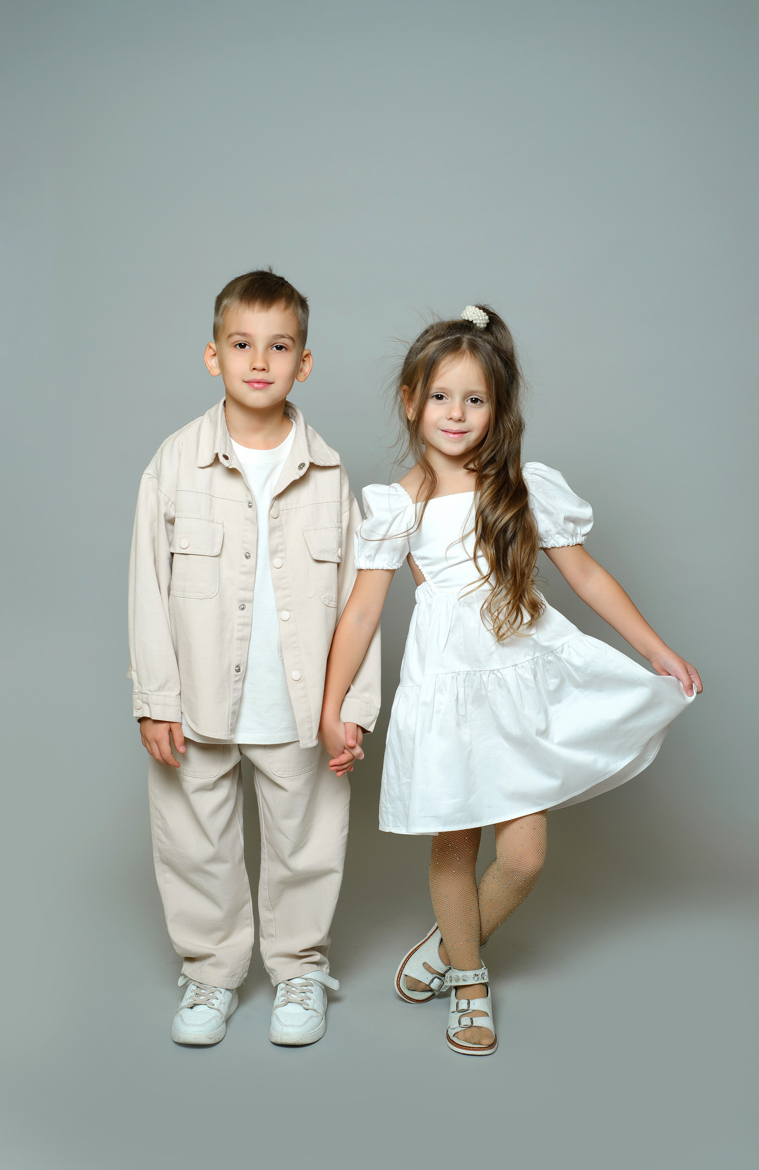 Студийная съемка в саду