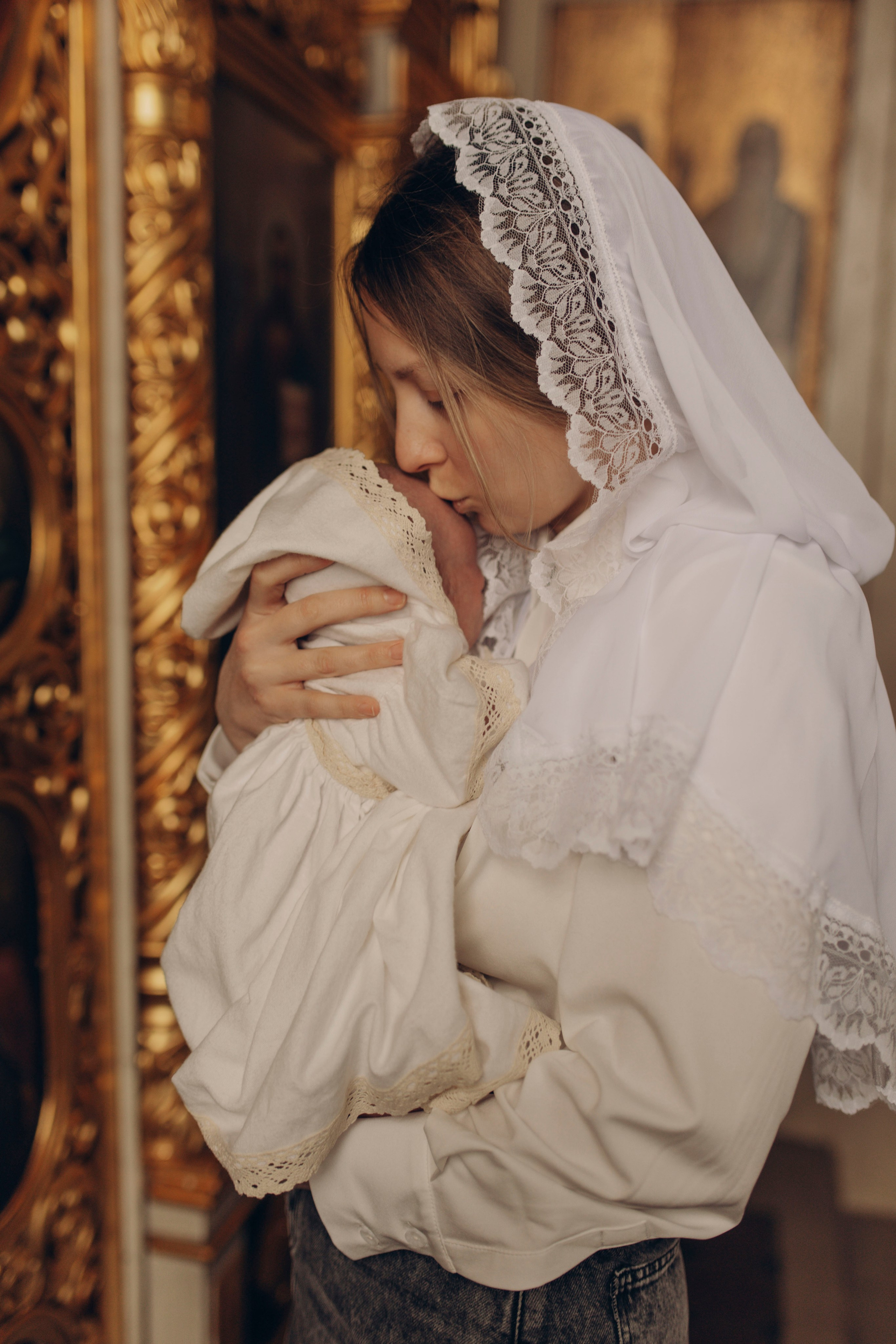 Таинство крещения Таисии. Фотограф Юлия Хакимова / Казань/ Чистополь