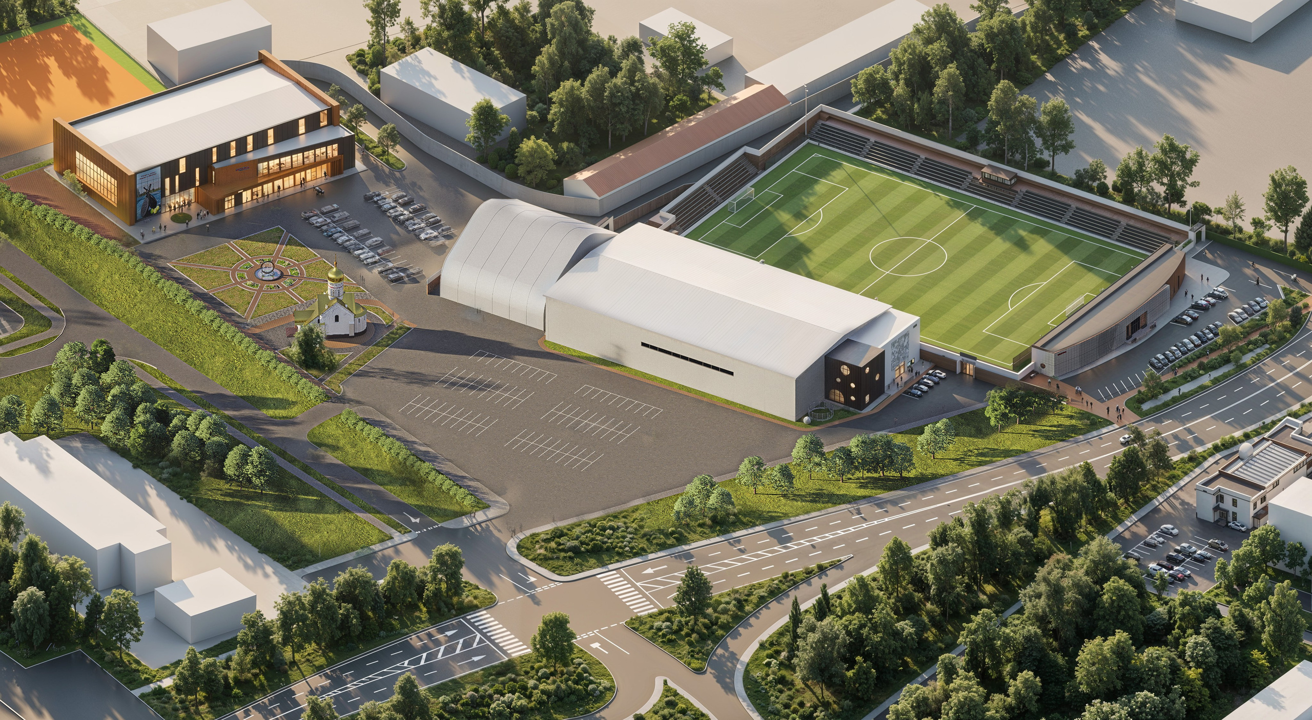 Искра парк. Архитектурно-дизайнерское бюро ROOMS