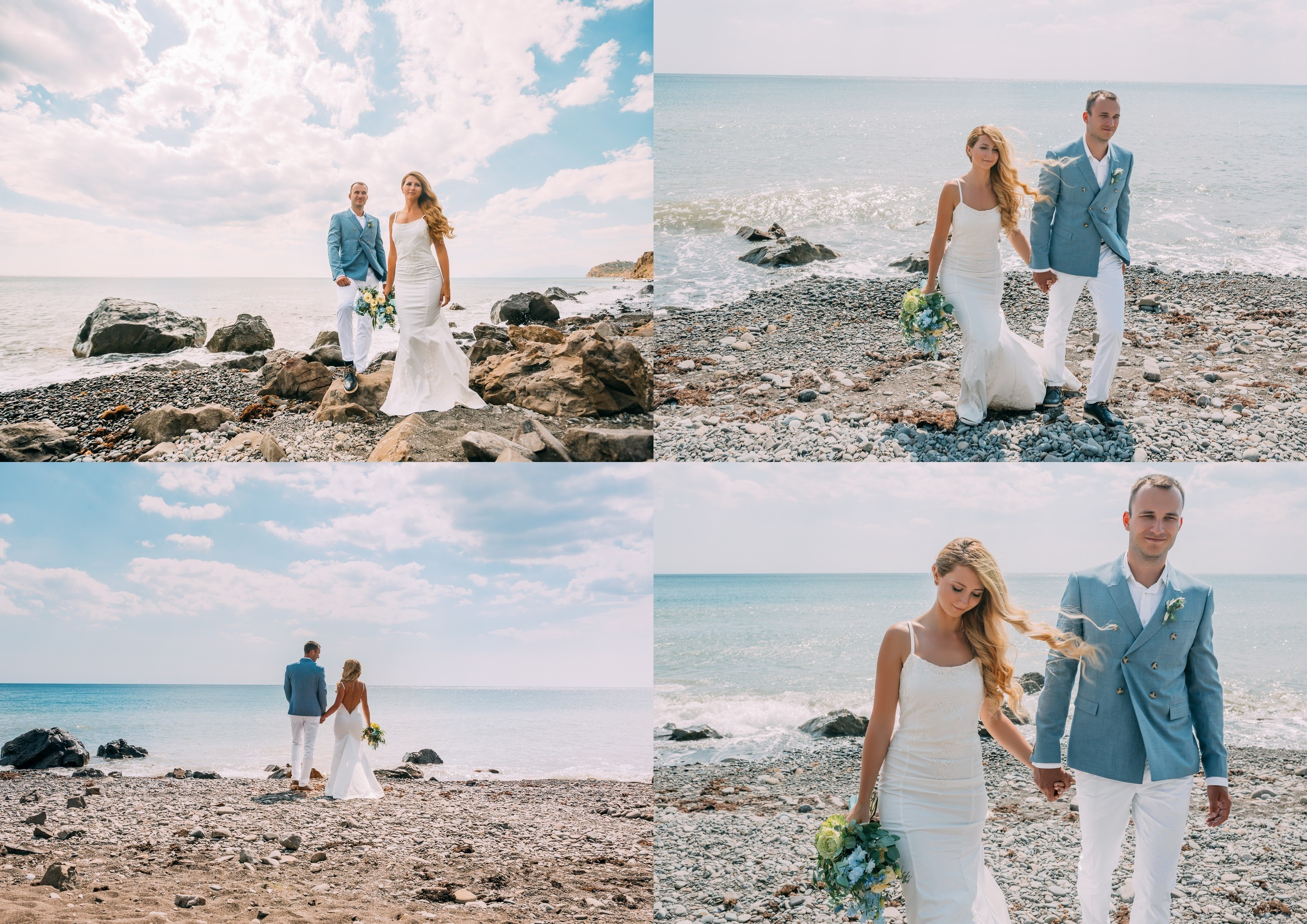 Wedding by the Sea. Valeria Coconova Photographer Italy Como Milan