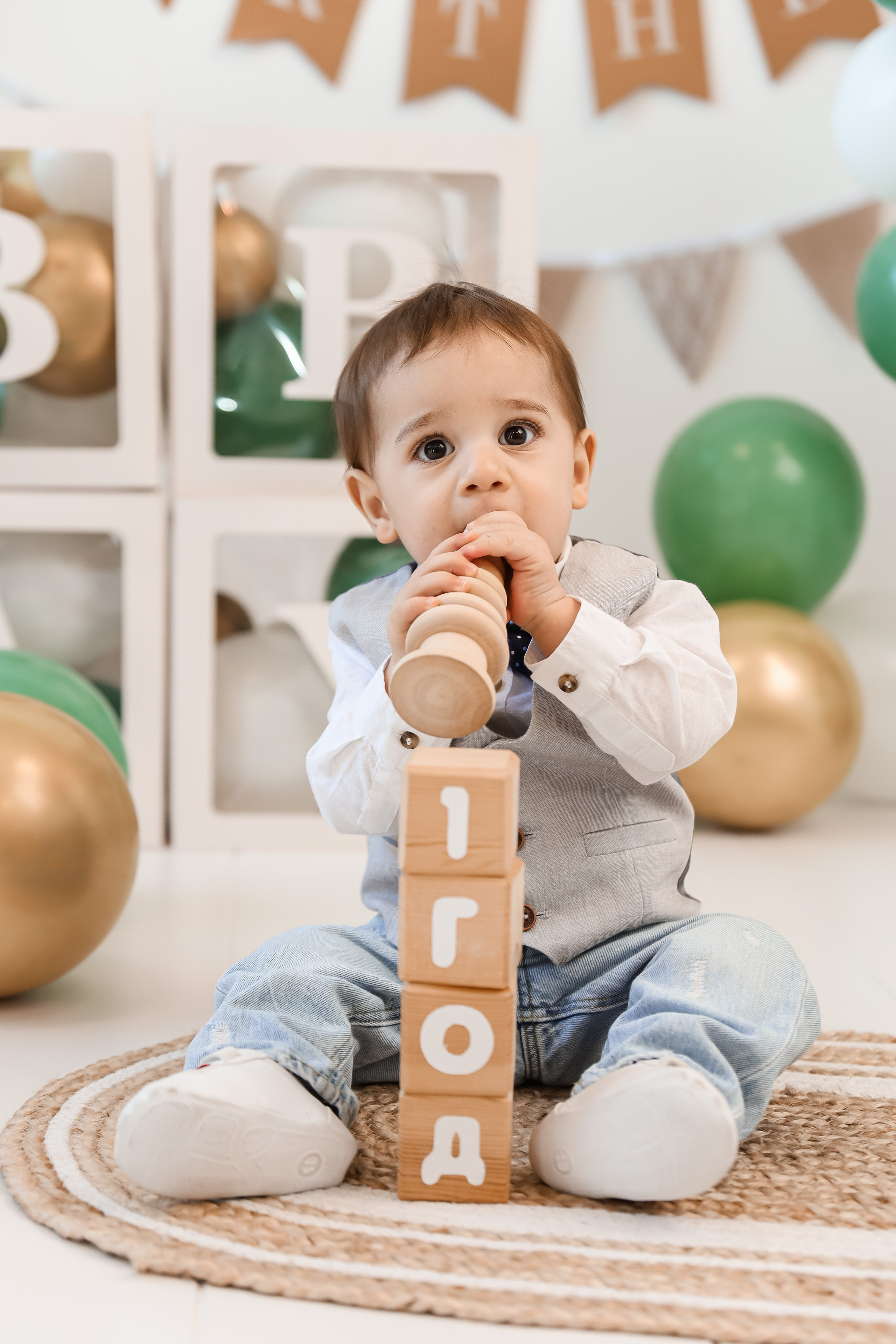 1й Годик Давида. Детский и Семейный фотограф в Санкт-Петербурге. Детская Фотостудия «FAMILY STORY»