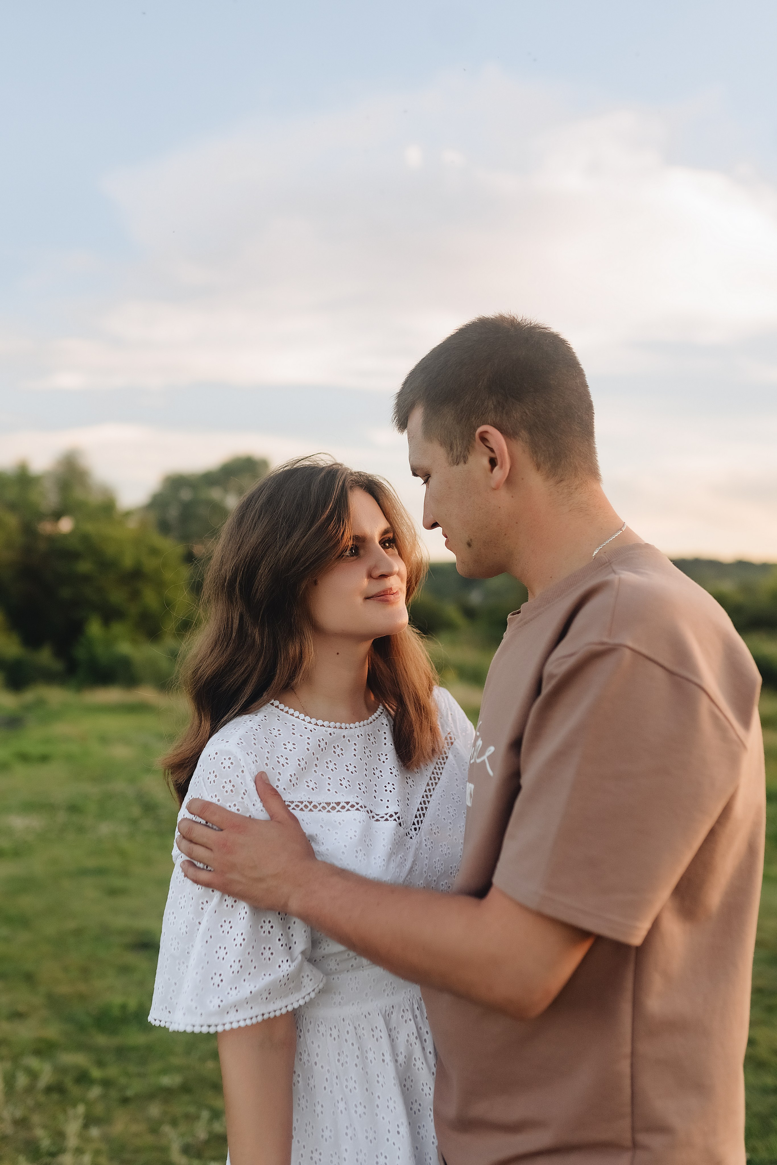 Светлана, Сергей и Женя | Семейная съемка на закате. Фотограф Карина Шмулёва. Воронеж и область