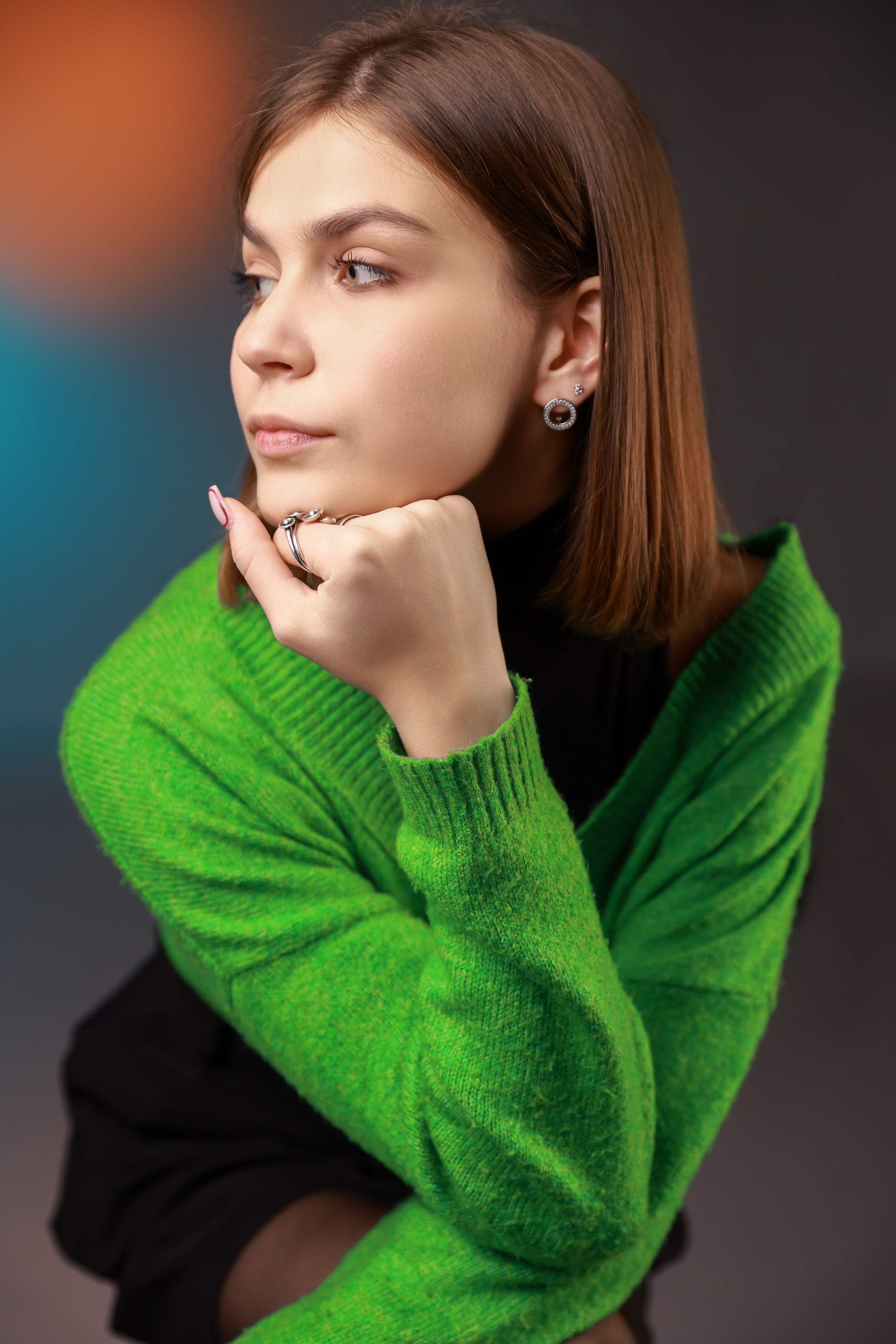 Фотосессия с цветным светом. Выпускные альбомы Евгении Виноградовой г. Липецк