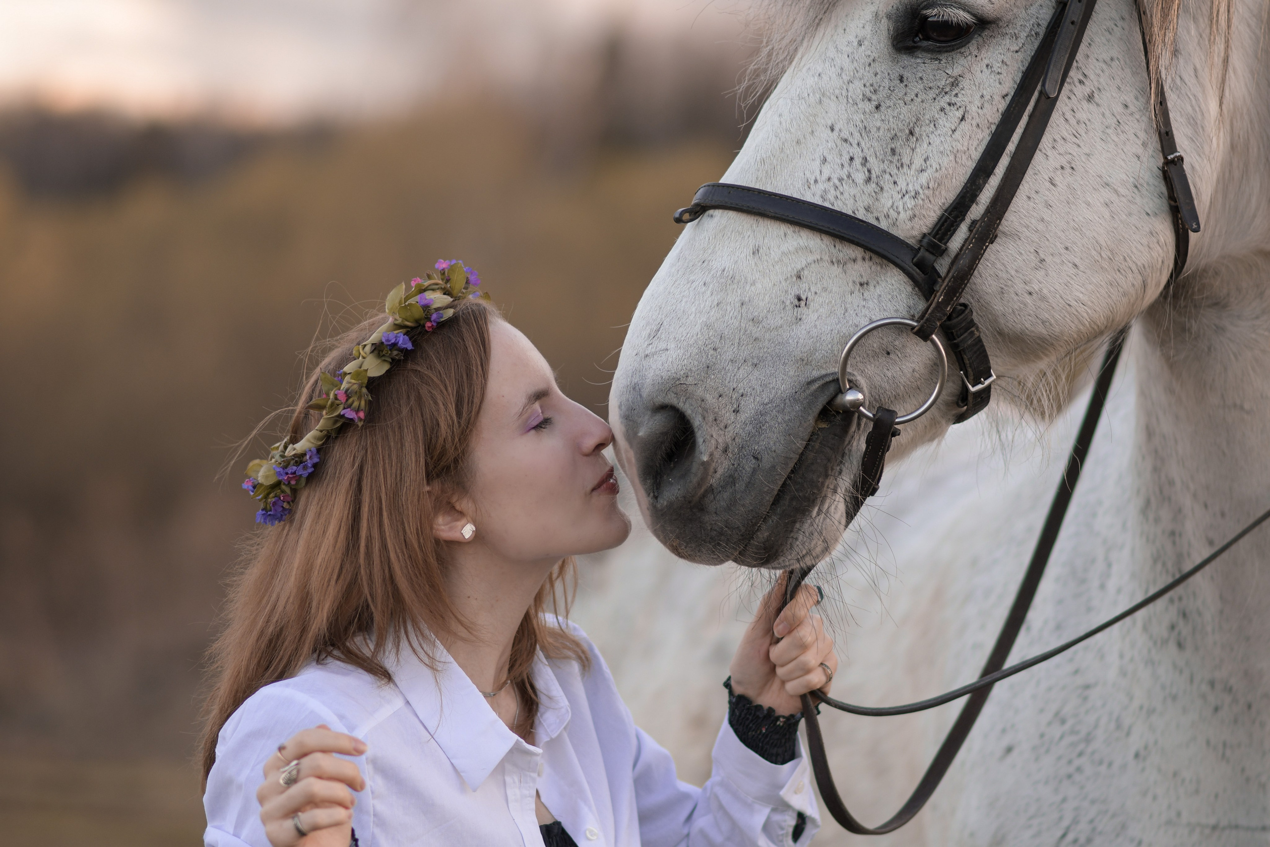 Портретная фотосессия с лошадьми. В созвучии с природой. Фотограф Светлана В. Пронина, Москва