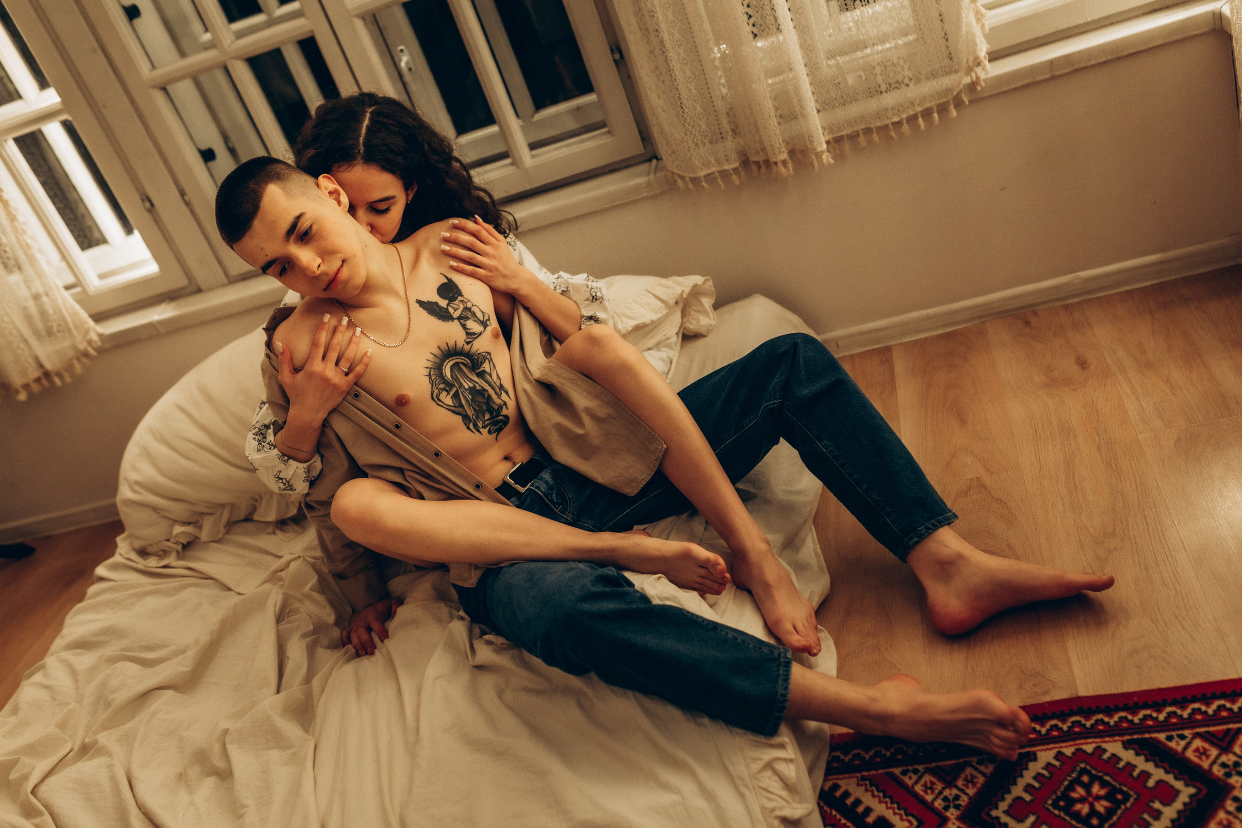 LoveStory Никита и Лиза в студии. Фотограф Санкт-Петербург Князева Елизавета