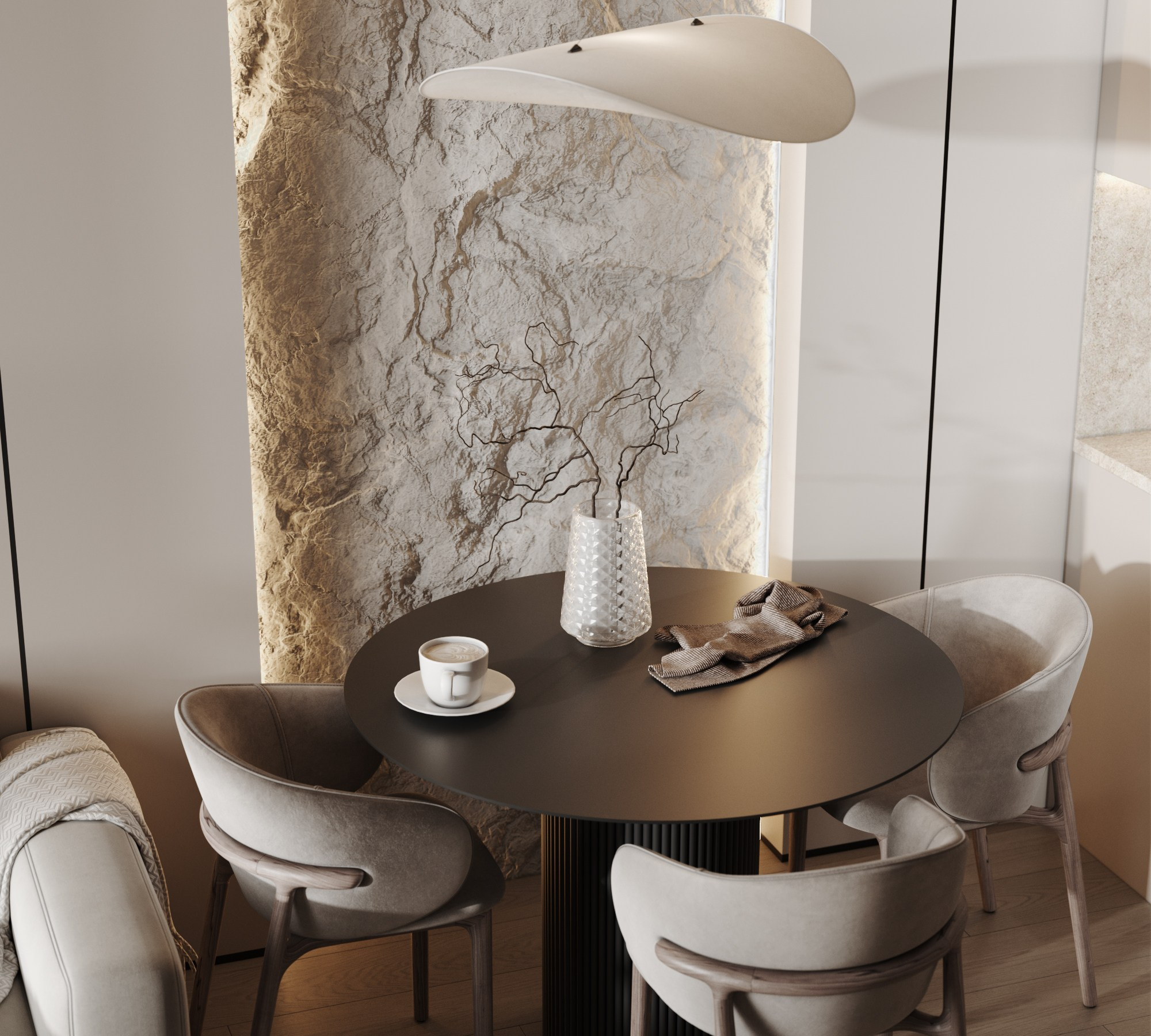 Квартира 40 м². Интерьерная 3D Визуализация