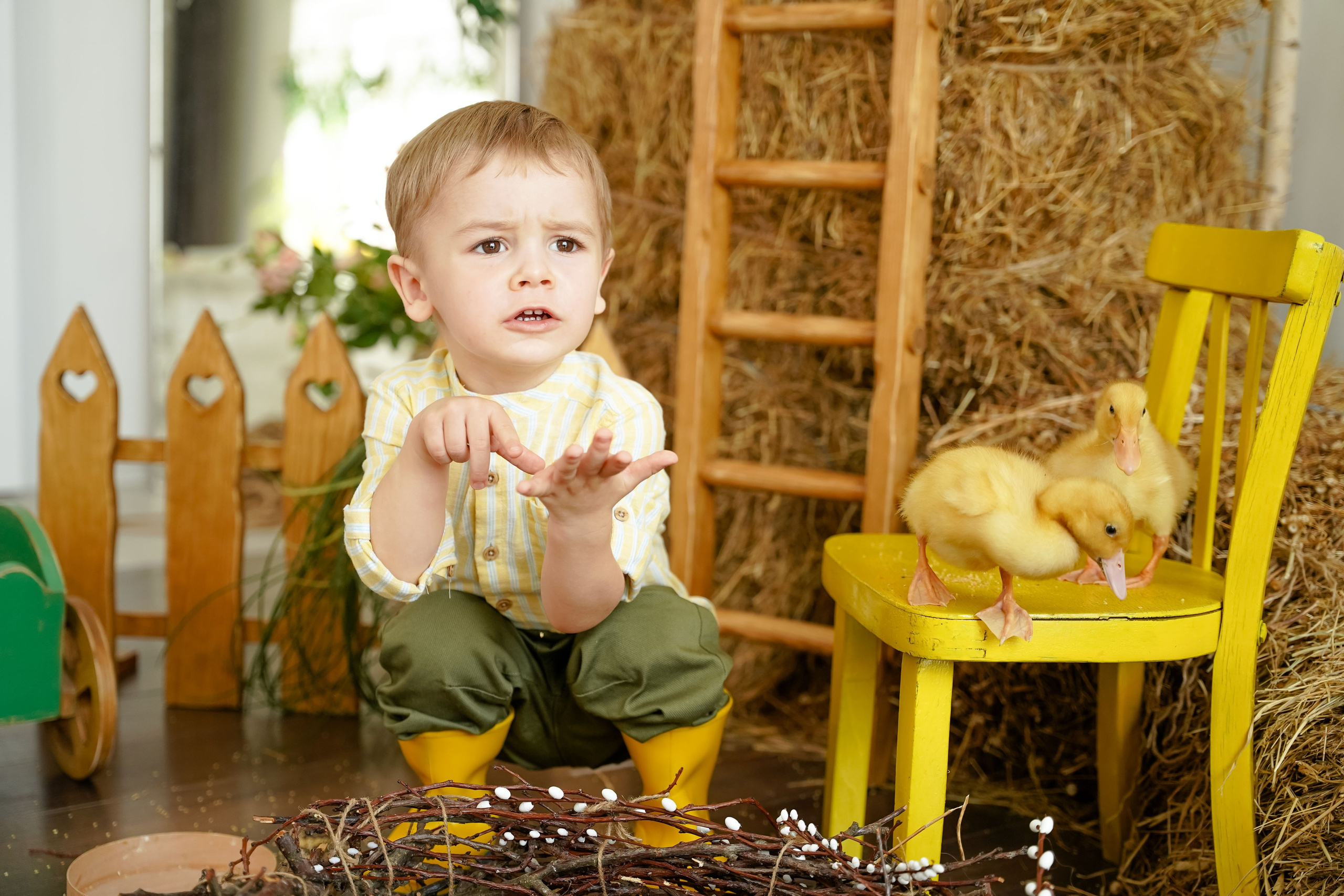 ПРОЕКТ «ПАСХАЛЬНЫЙ» С УТЯТАМИ. Фотограф в Ялте Инна Найден. Детский и семейный фотограф