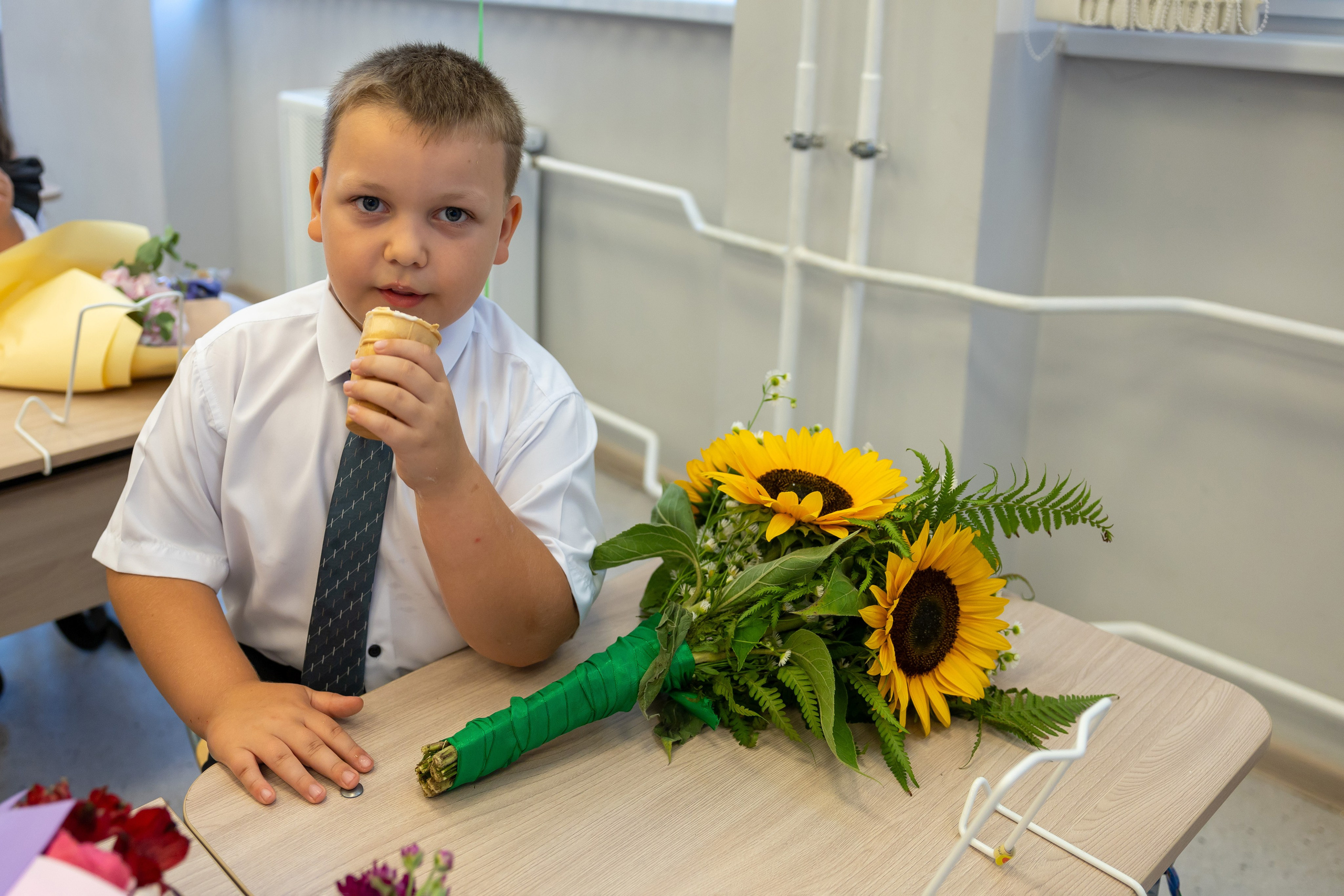 Первый раз в первый класс (репортажная съемка). Фотограф в Серпухове Наталья Руденко