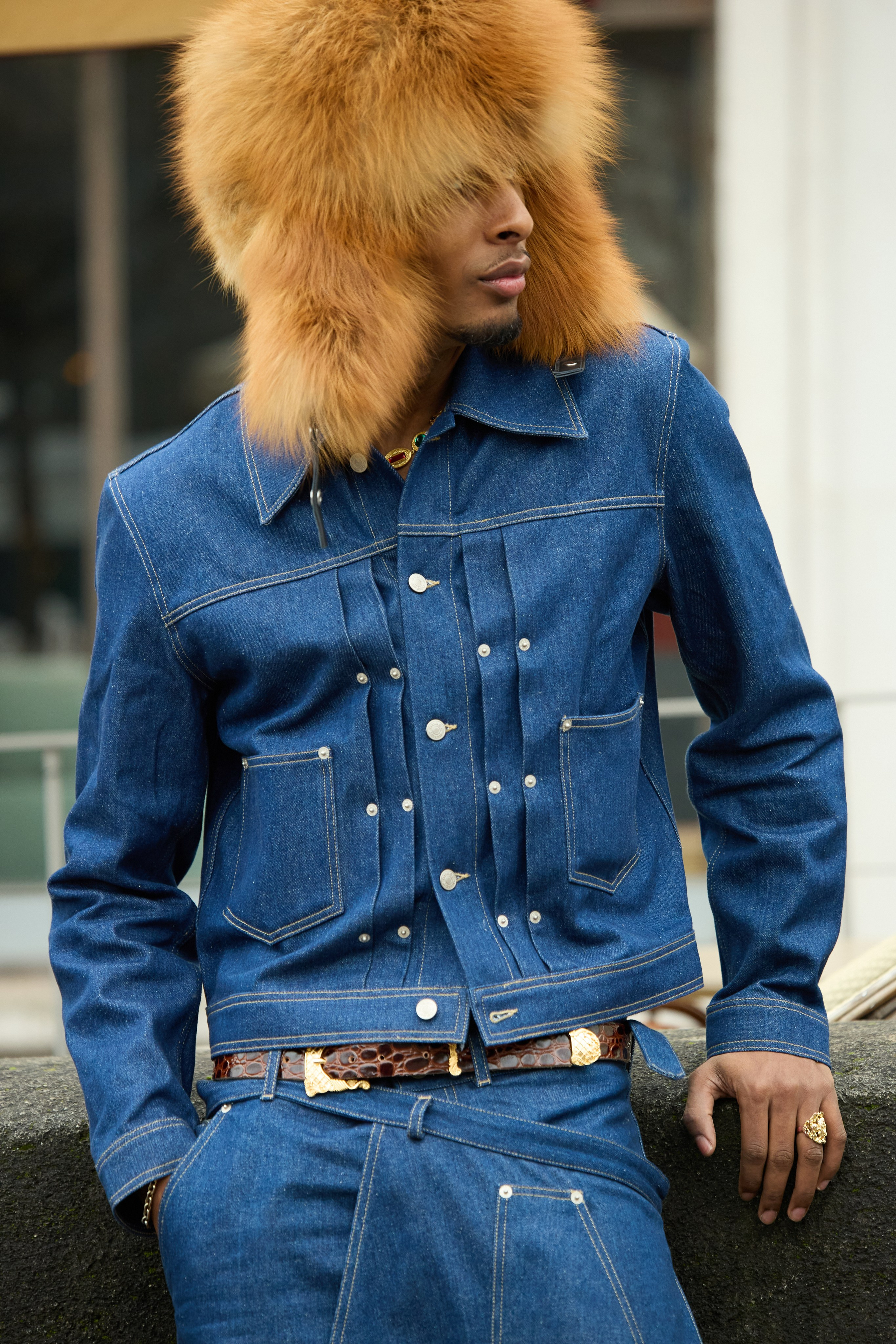 PFW MENSWEAR FALL/WINTER 25/26 RICK OWENS. Photographer in Milan Ivan Goncharov