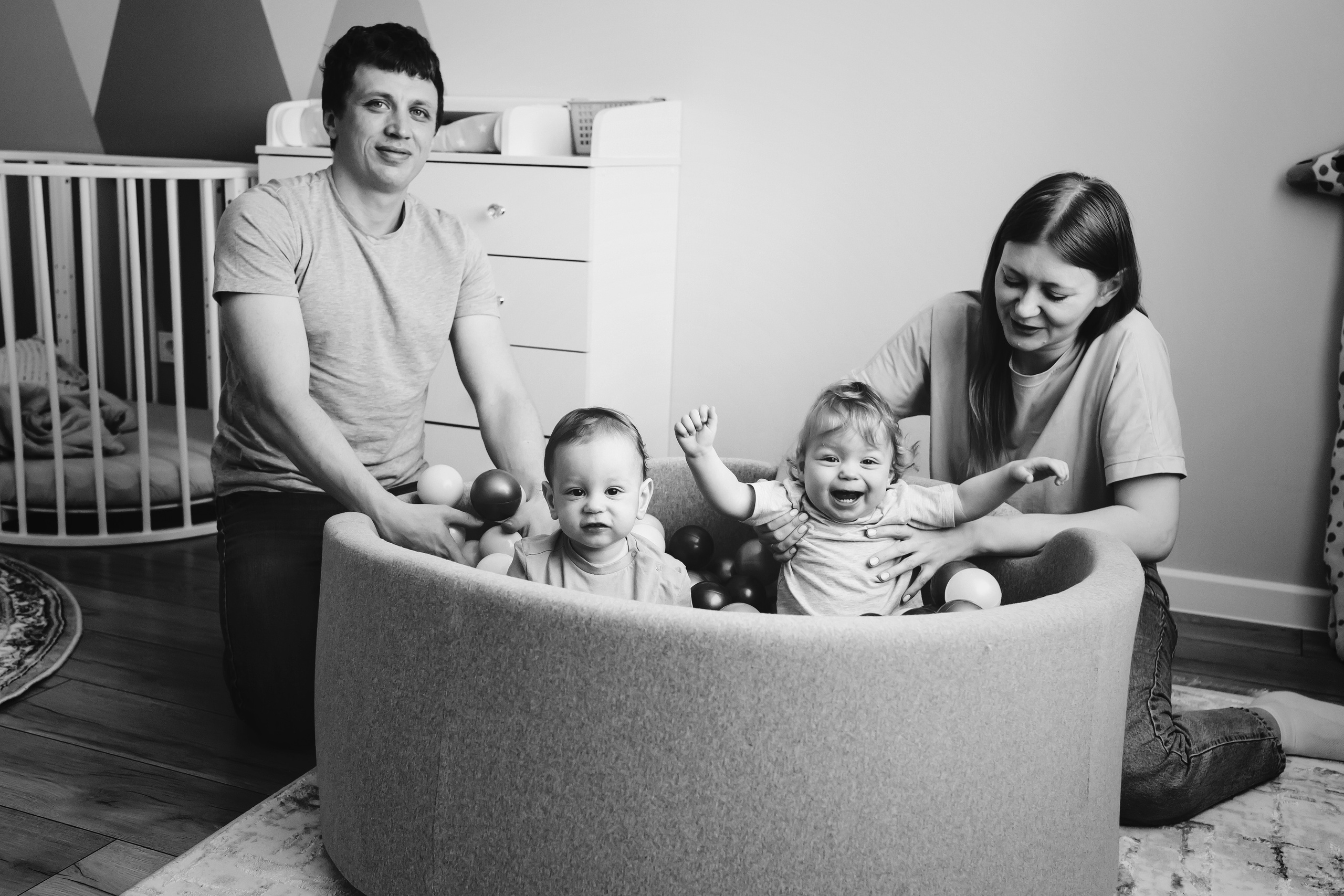 Двойное счастье. Фотограф Новорожденных и беременности г. Тюмень