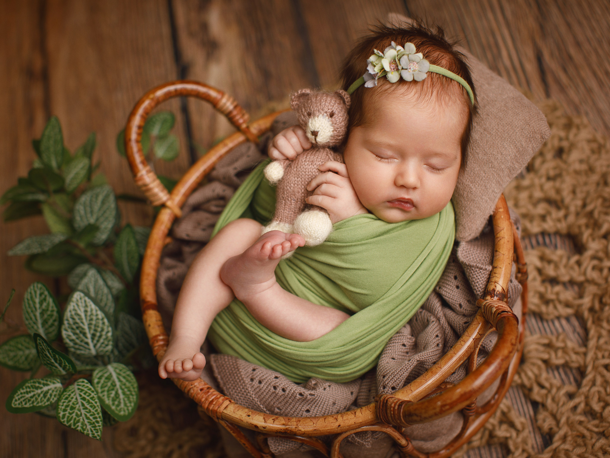 Портфолио фотосессия для новорожденных. Фотограф новорождённых и детей до года на КМВ