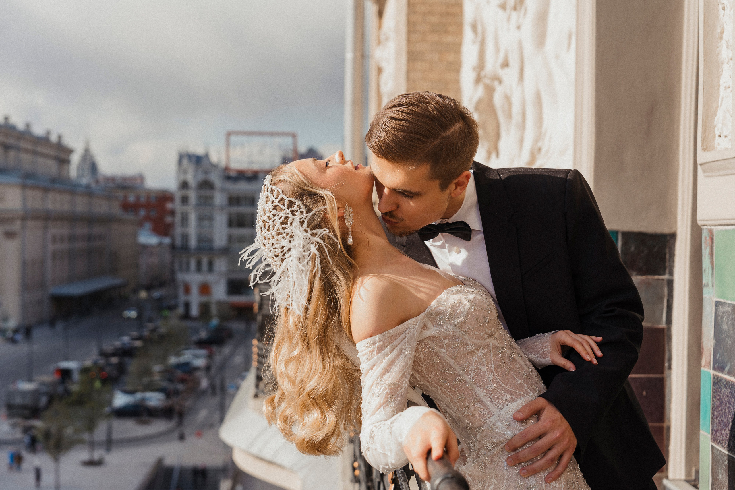Свадебная фотосессия в отеле Метрополь. Свадебный фотограф в Москве Анна Полушина